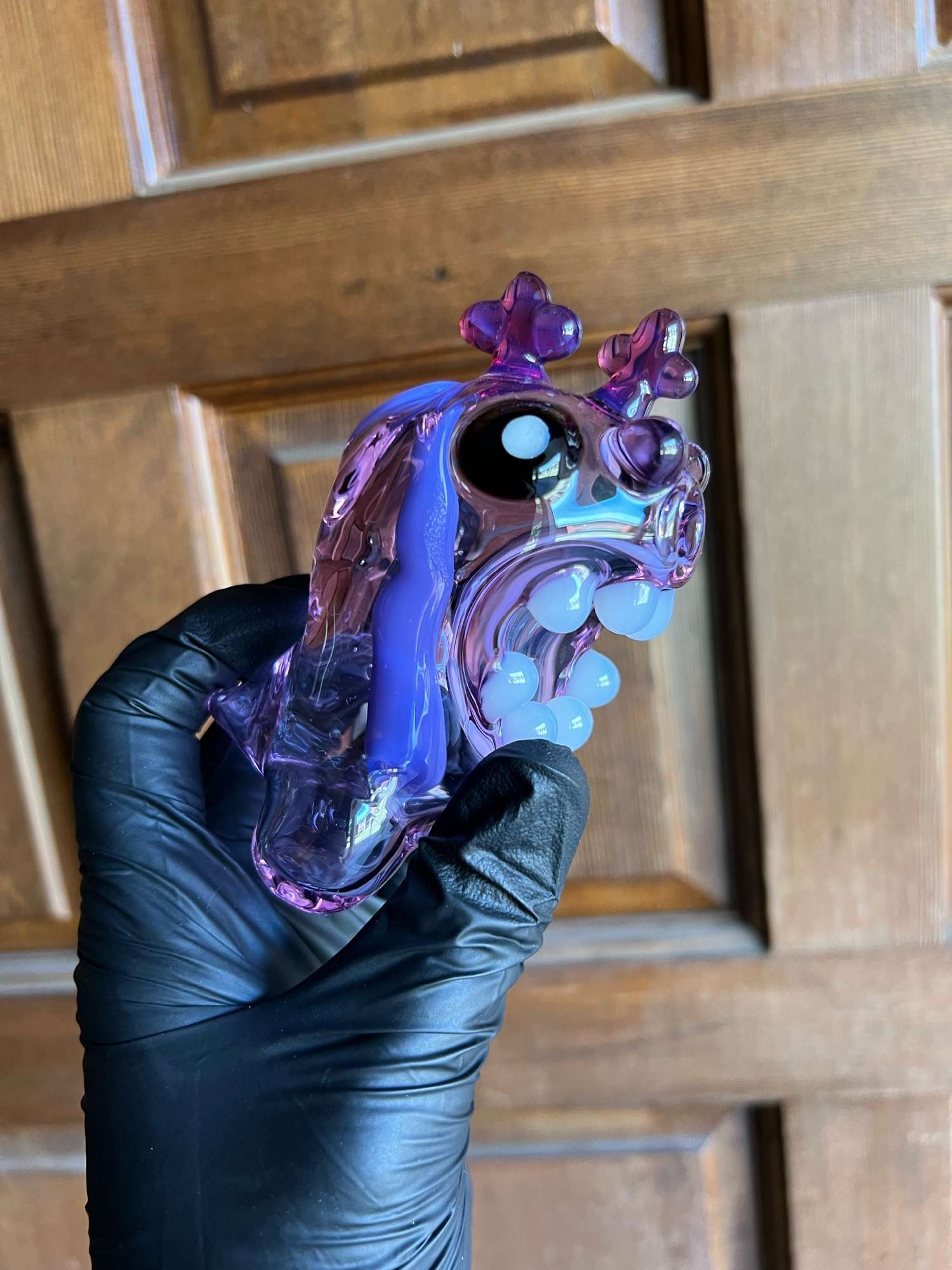 Chronic glass lil fetus 10mm travel rig image 0