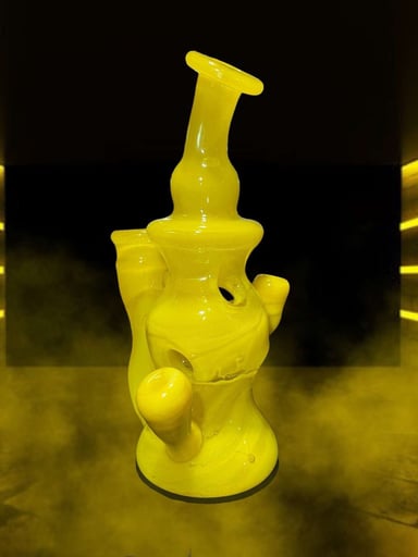 Preview pic of Marbleized yellow Swiss perk rig 