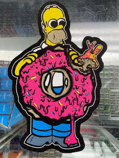 Preview pic of Homer donut moodmat