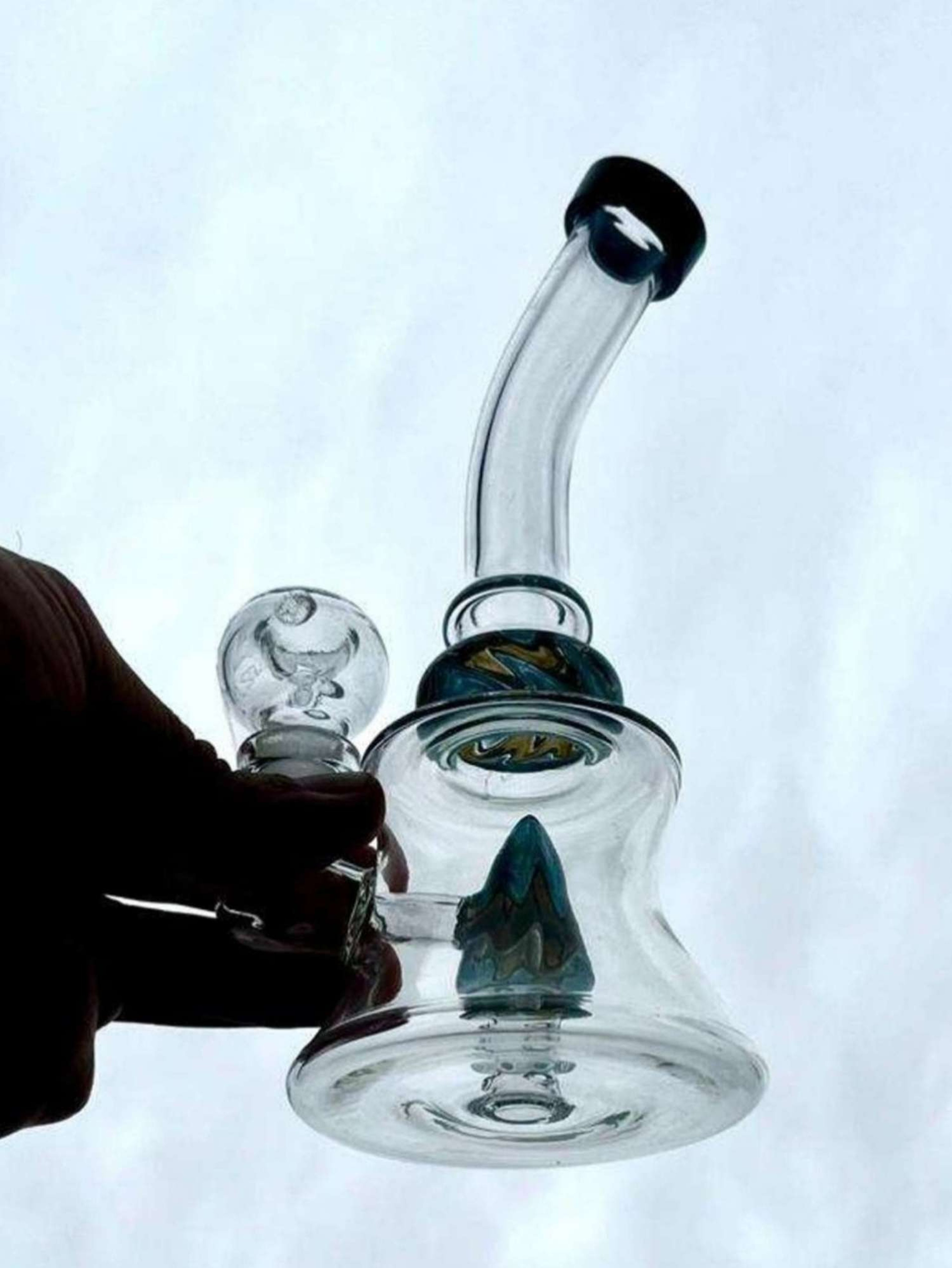 7" Beautiful Recycler Bong Rig image 0