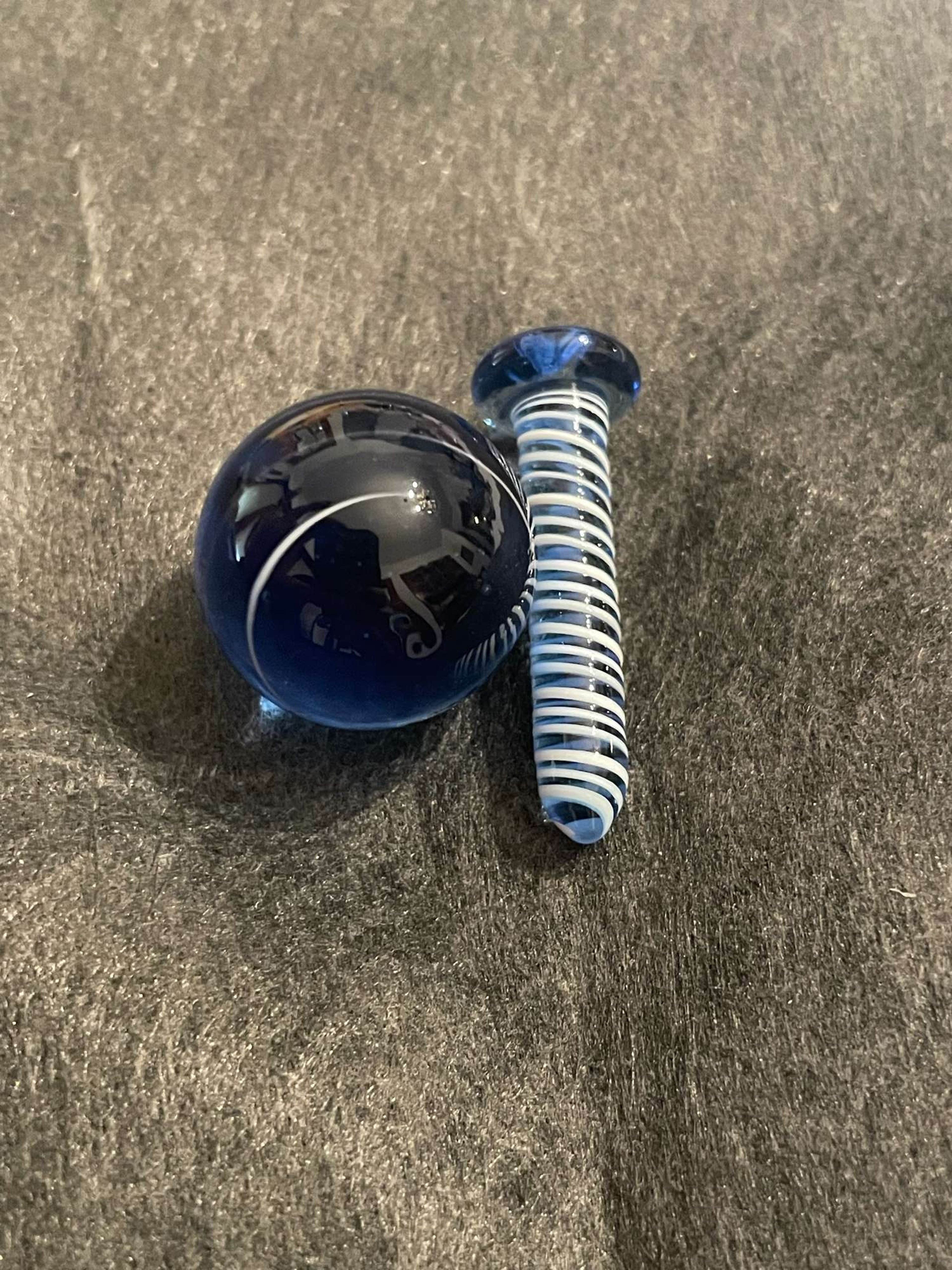 Blue terp screw and marble! image 0