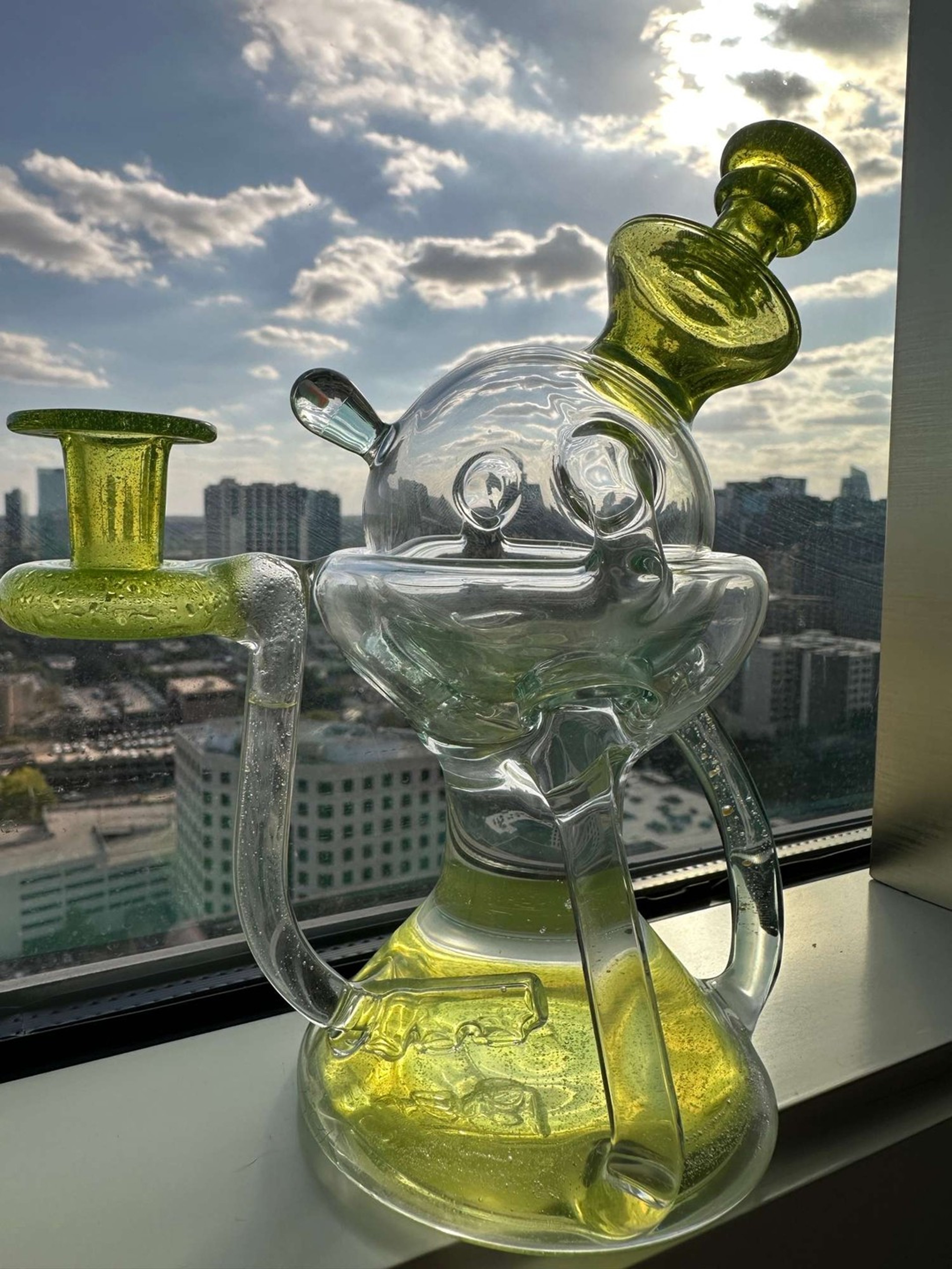 Preview pic of Lid Glass Egg-cycler CFL Tonic / Sunset Slyme 