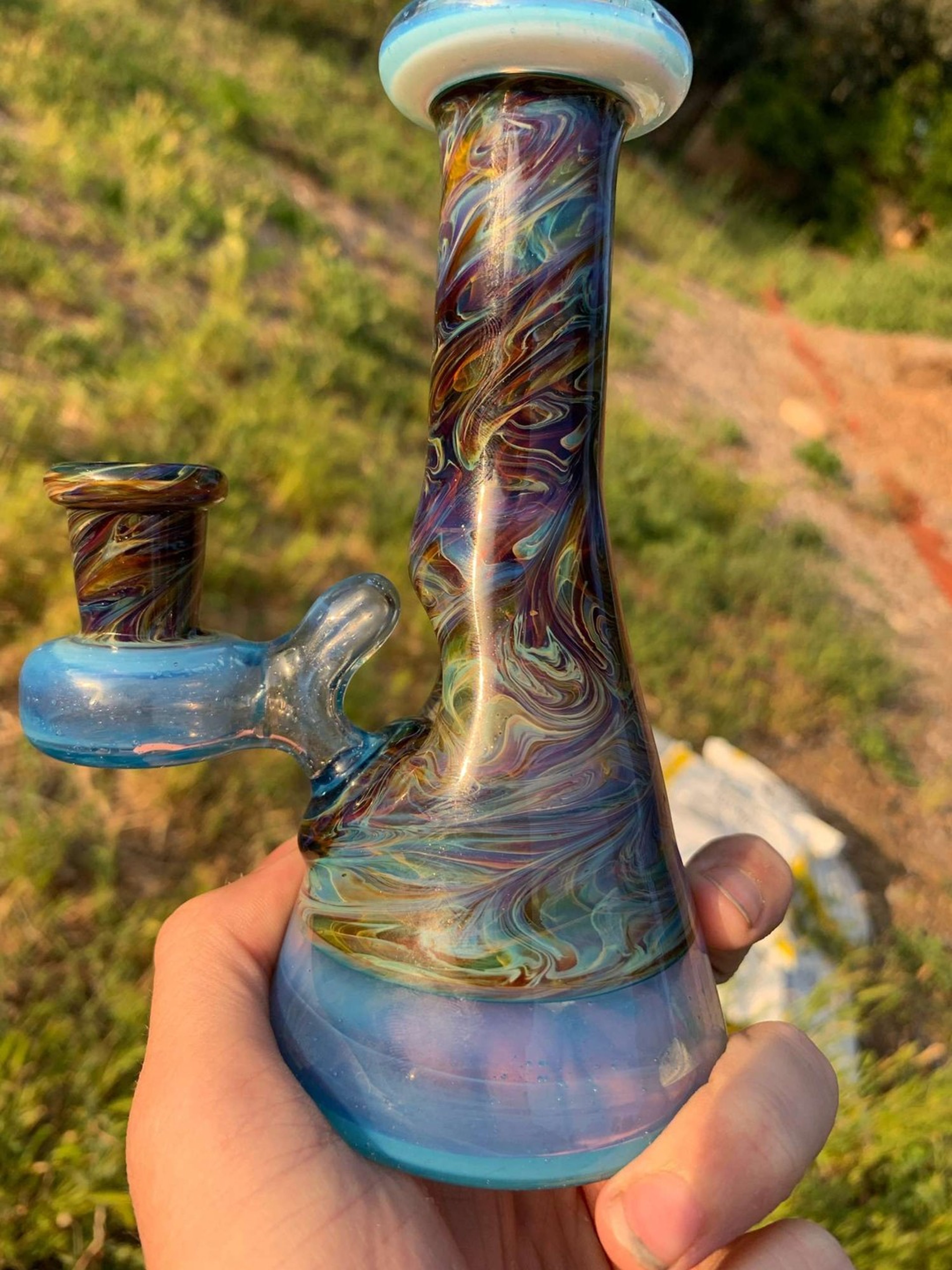Keepsake Glass 10mm Marbled Rig image 0