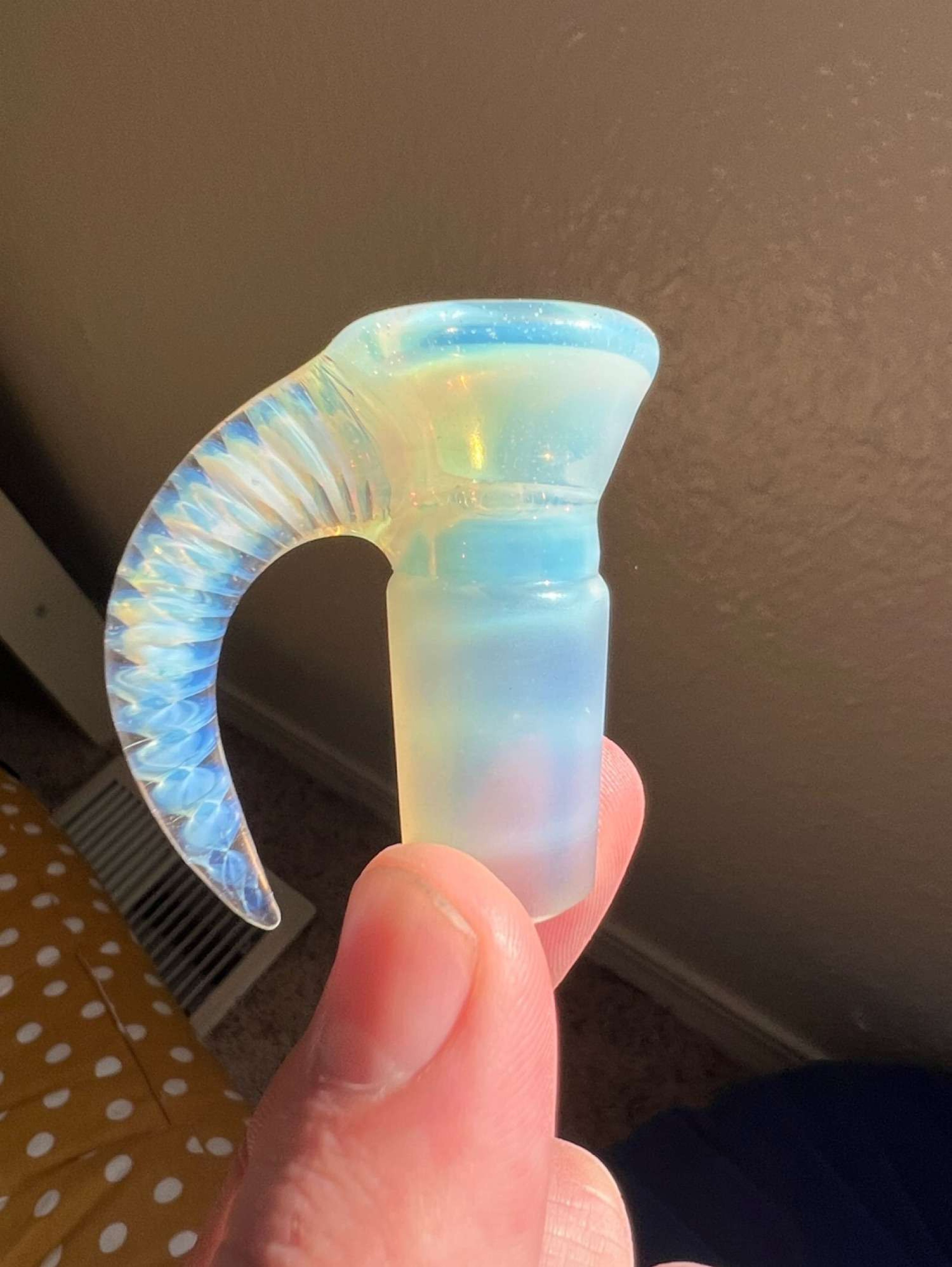 Moose Glass - Full color Glopal slide W/ Hand Ground Joint image 0