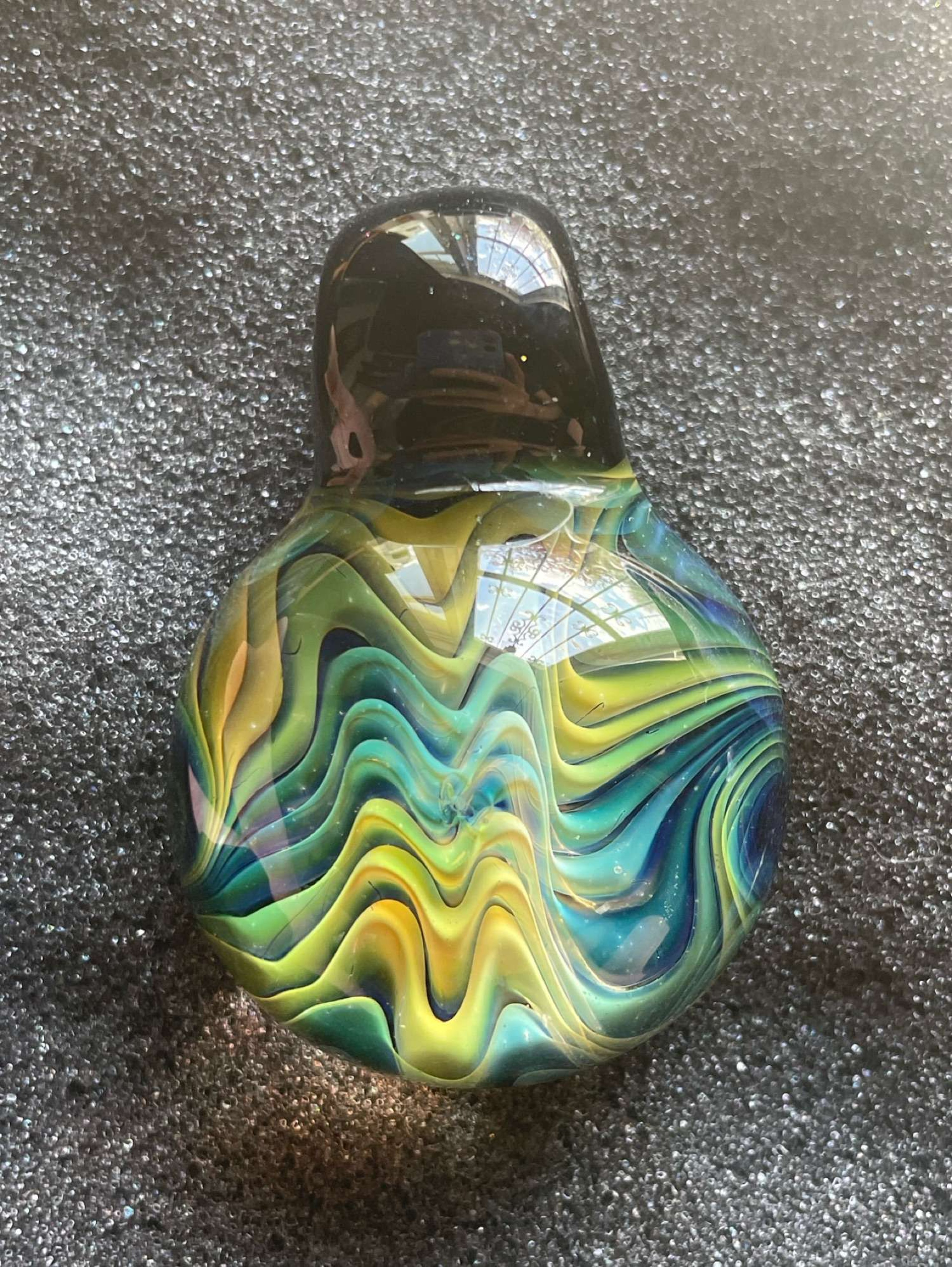 ConvergenceGlass fumed implosion pendy! image 0