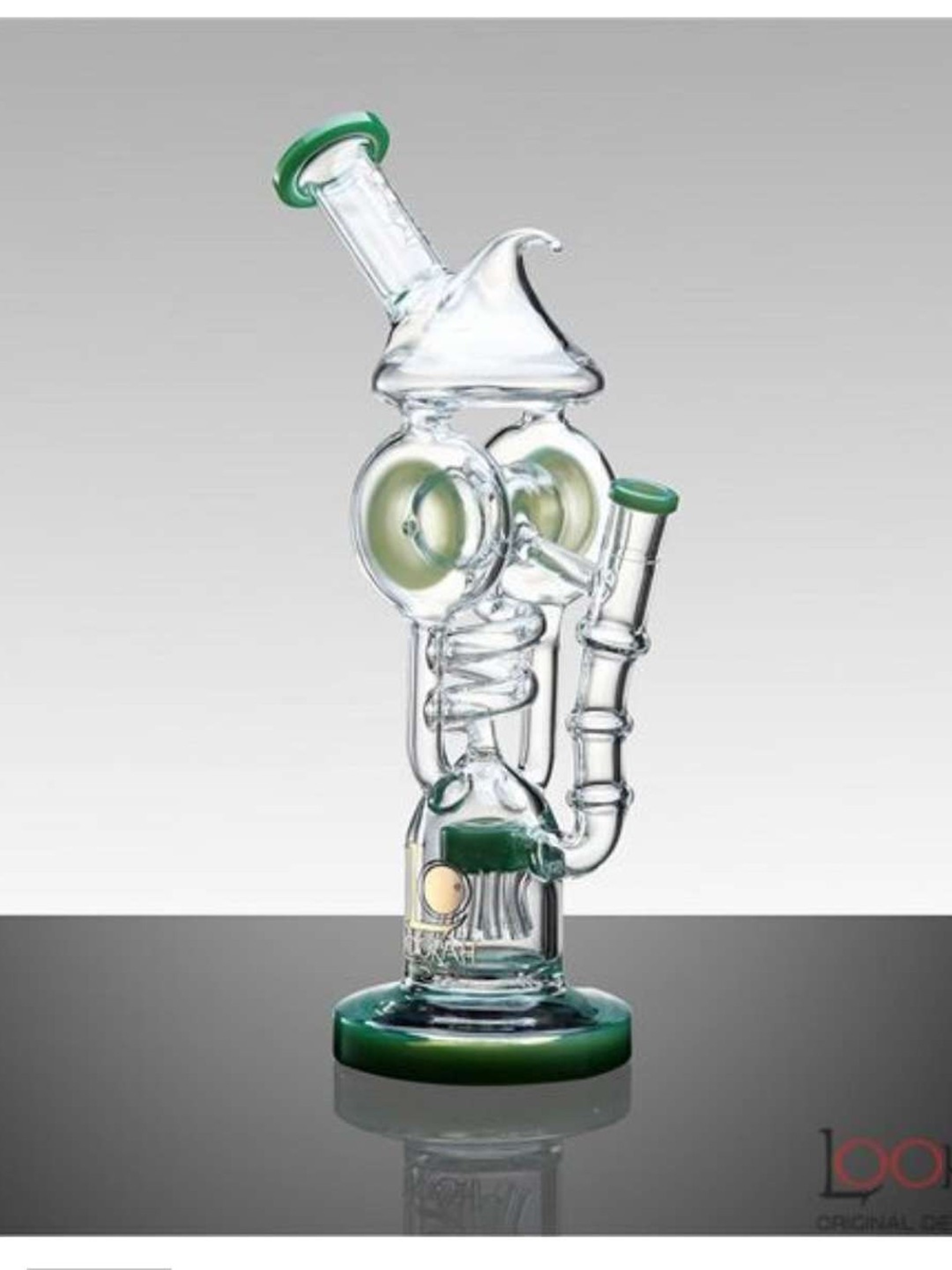 Preview pic of Lookah Green Recycler rig (see below)