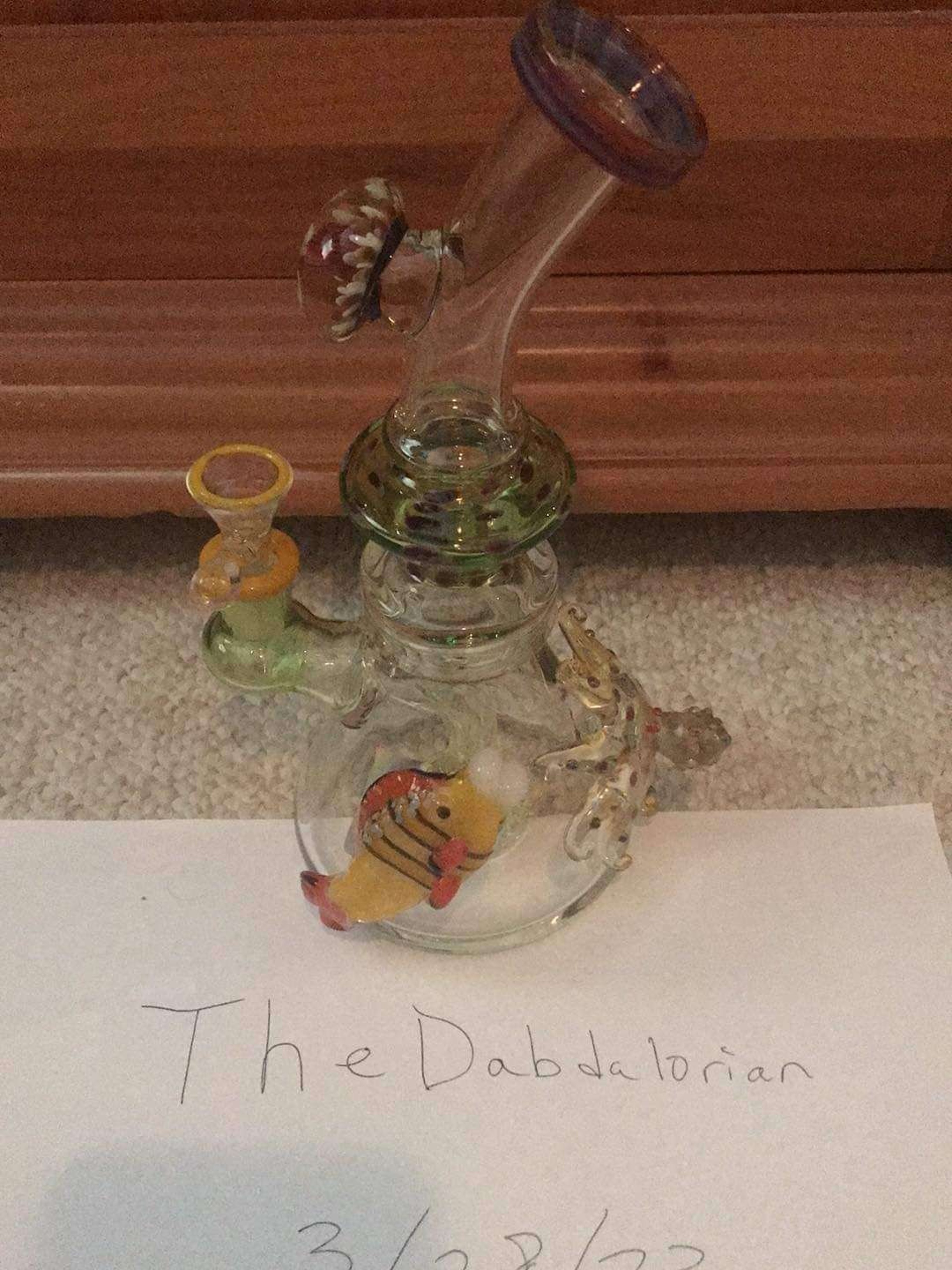 Preview pic of Tattoo Glass - Under The Sea Waterpipe