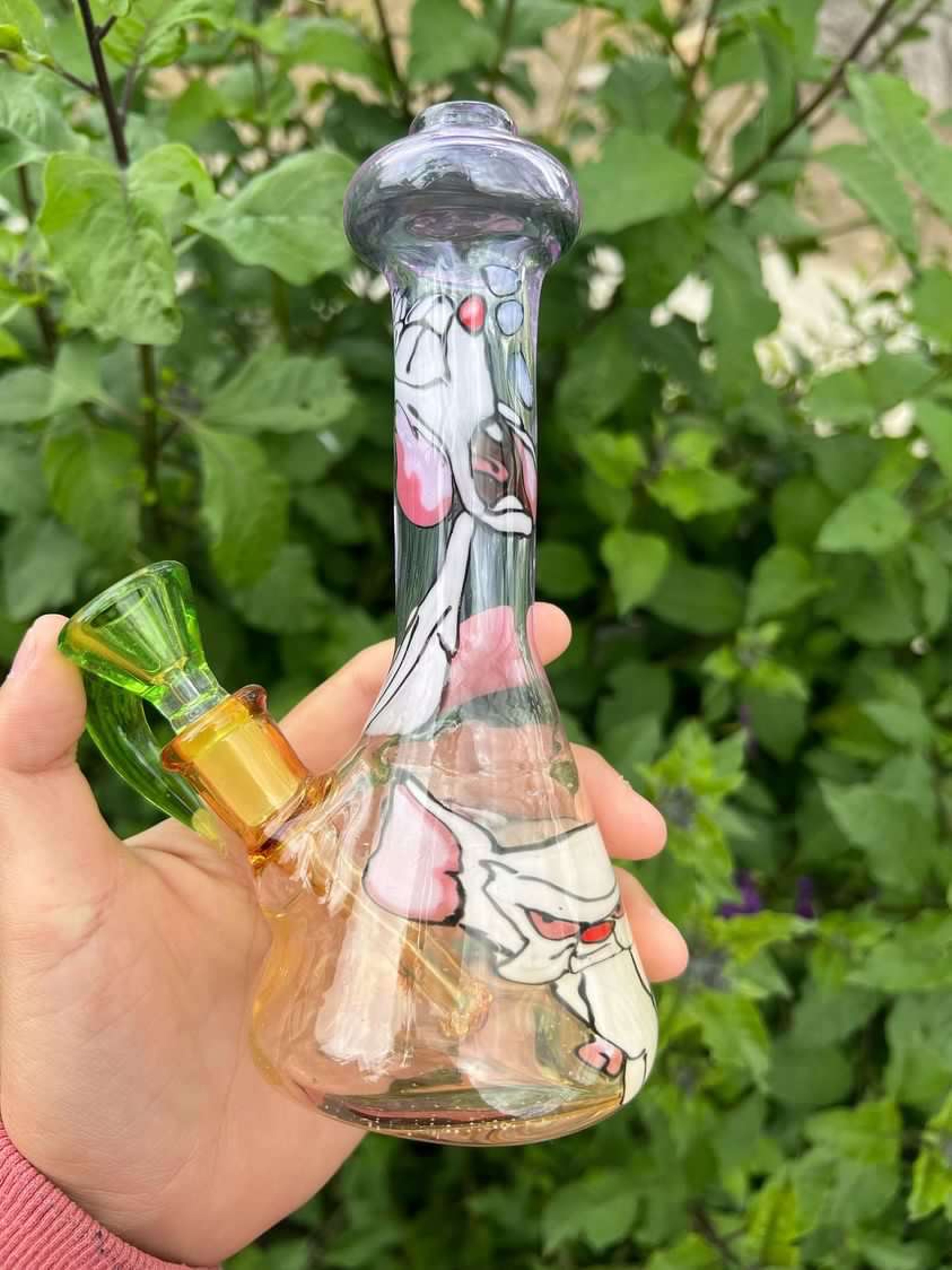 Preview pic of Lucid glass pinky and the brain beaker