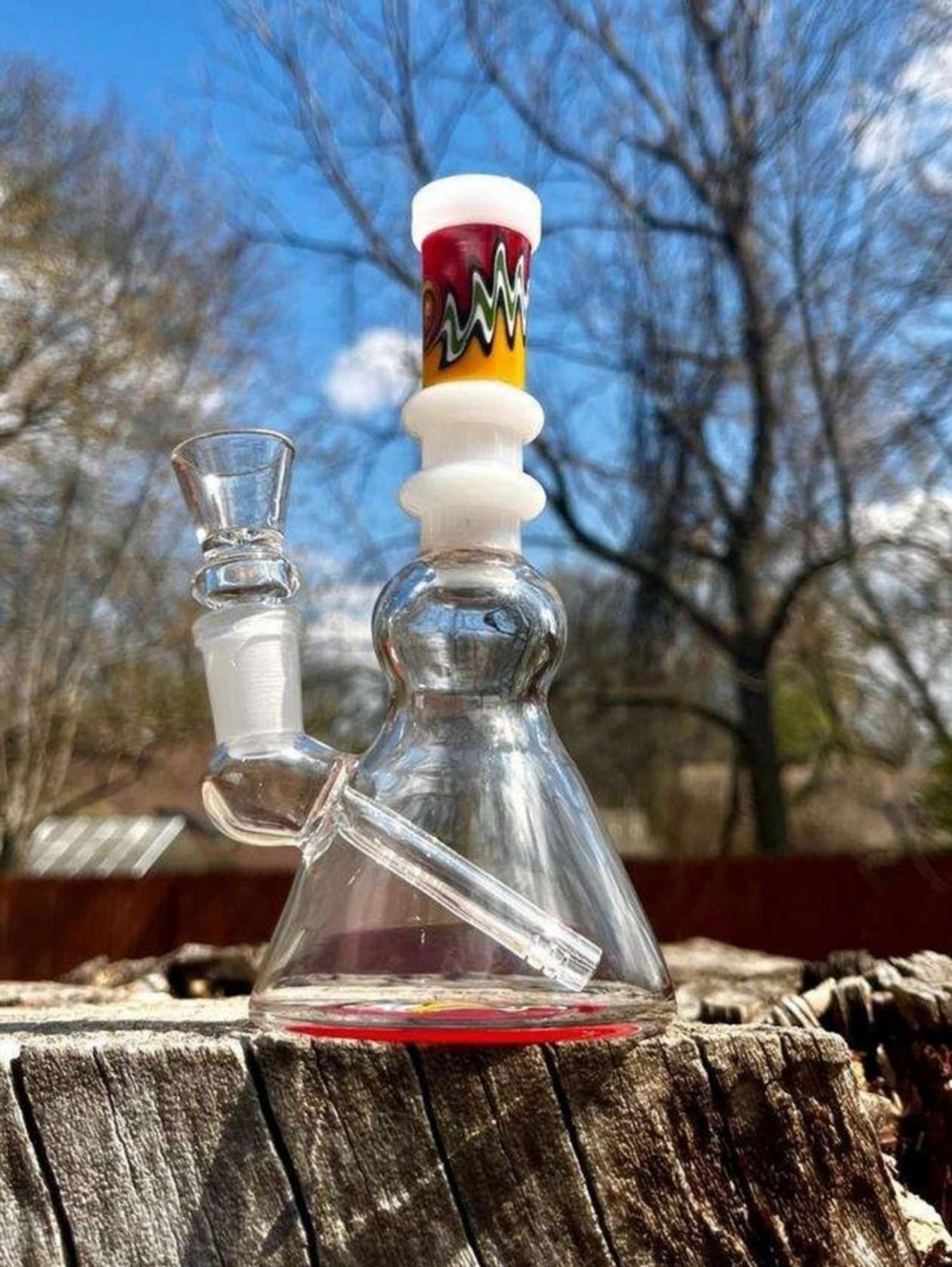 6" Mini Glass Bong Rig image 0