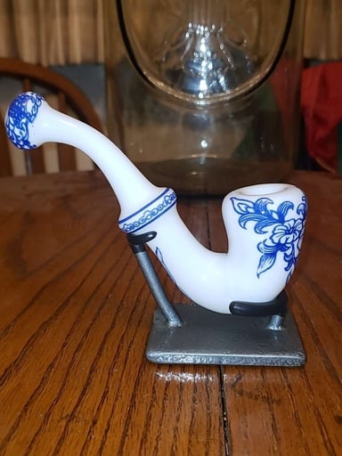 Preview pic of Kurt B Chinoiserie Sherlock with stand