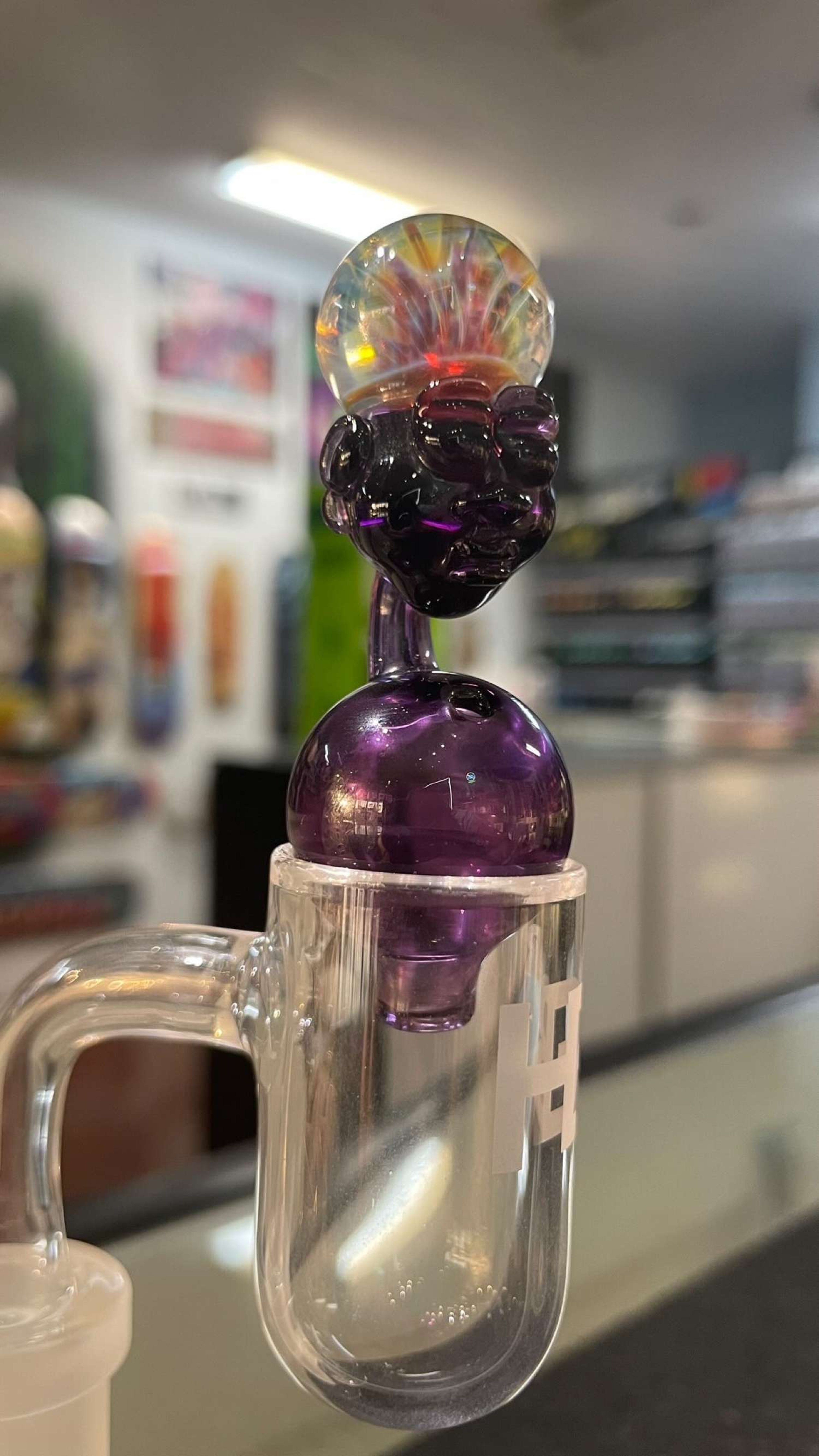Bent Wizard x Nando glass collab bubble cap image 0