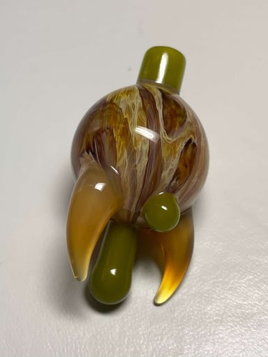 Preview pic of Custom Tropical Woodgrain Bubble Cap