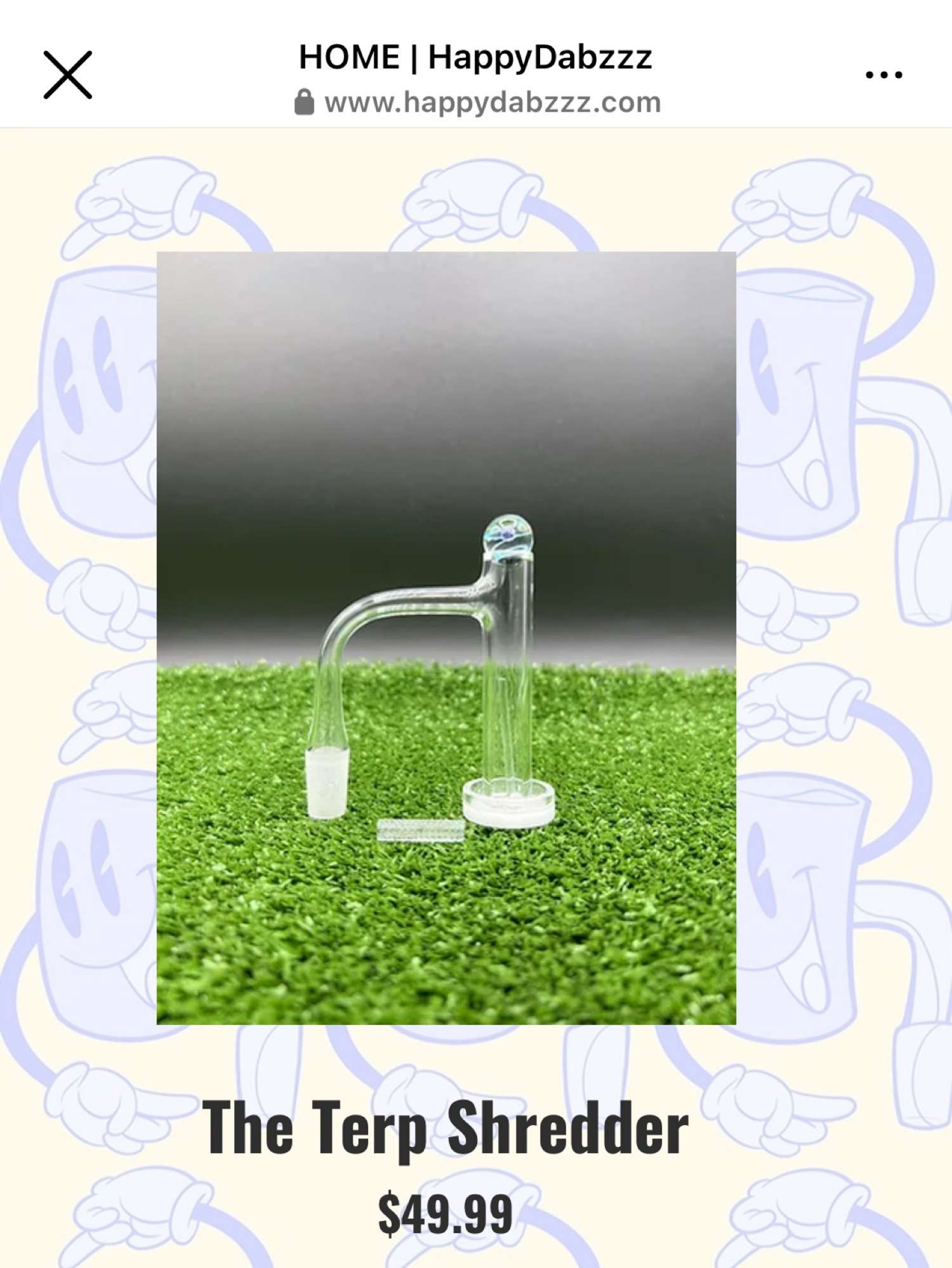 The Terp Shredder / banger / sluper / blender / whole set / quartz image 0