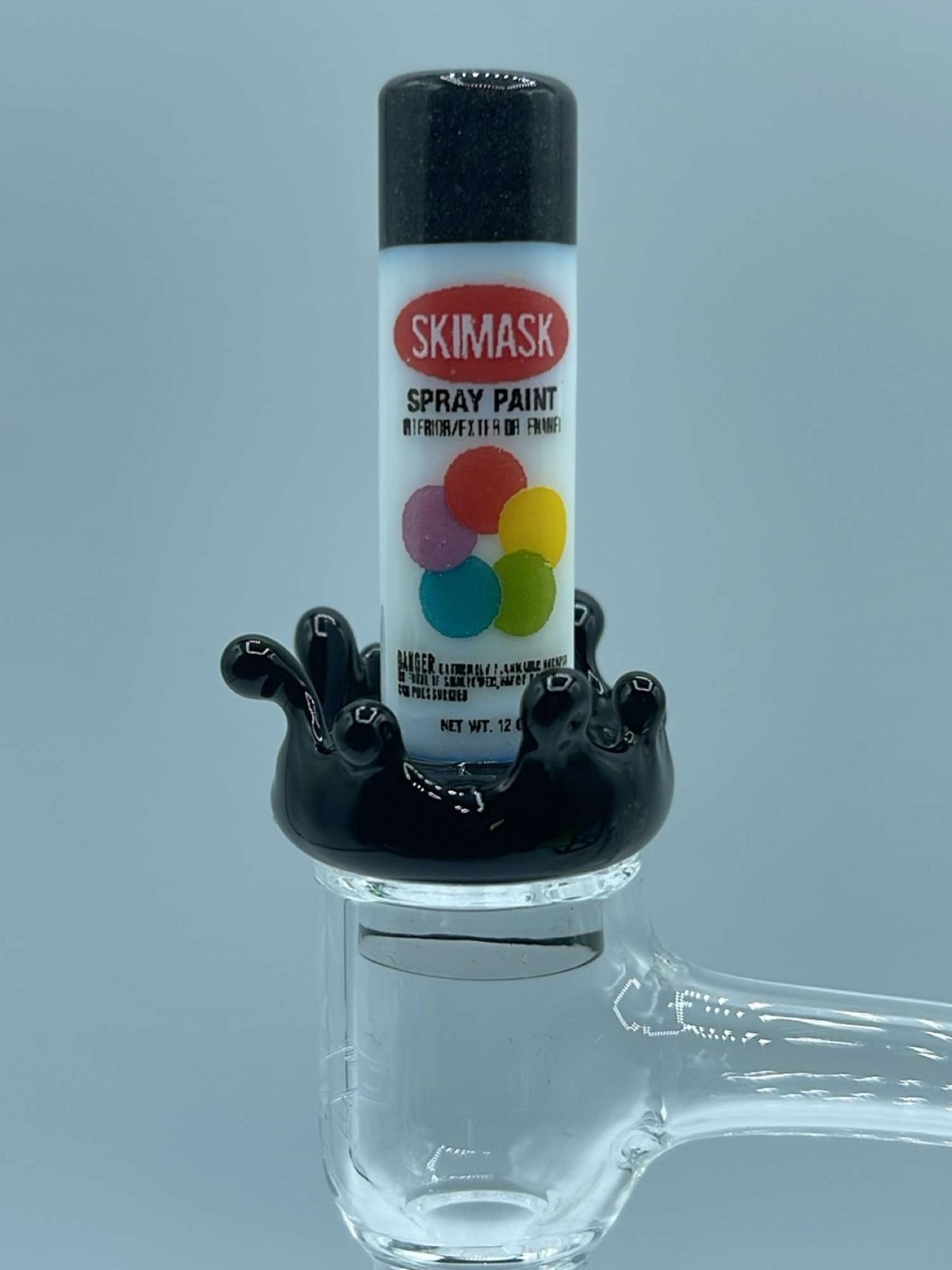 Ski mask Glass collection pendant/slurper caps/chillum/tool image 0
