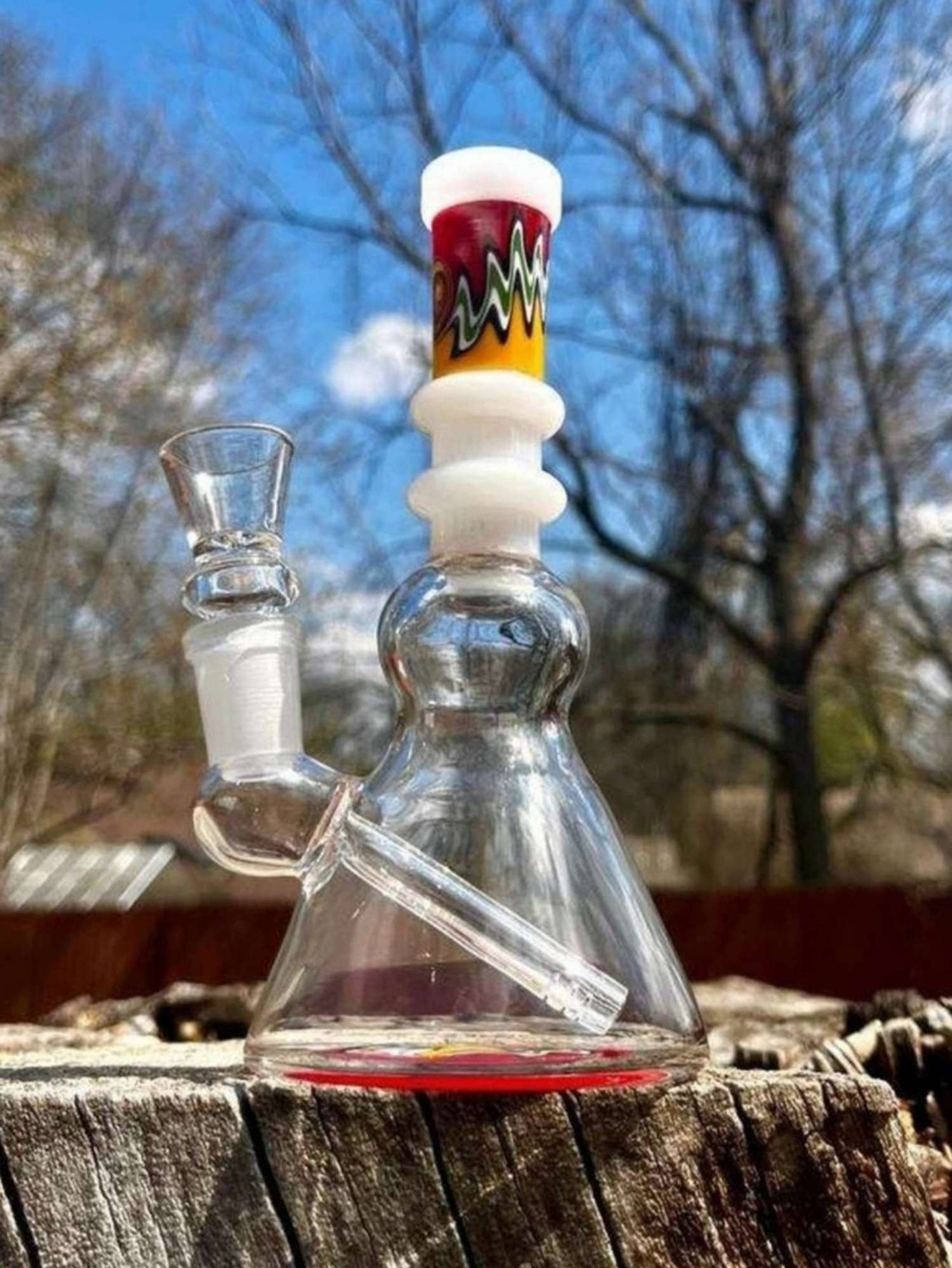 6" Mini Glass Bong Rig image 0