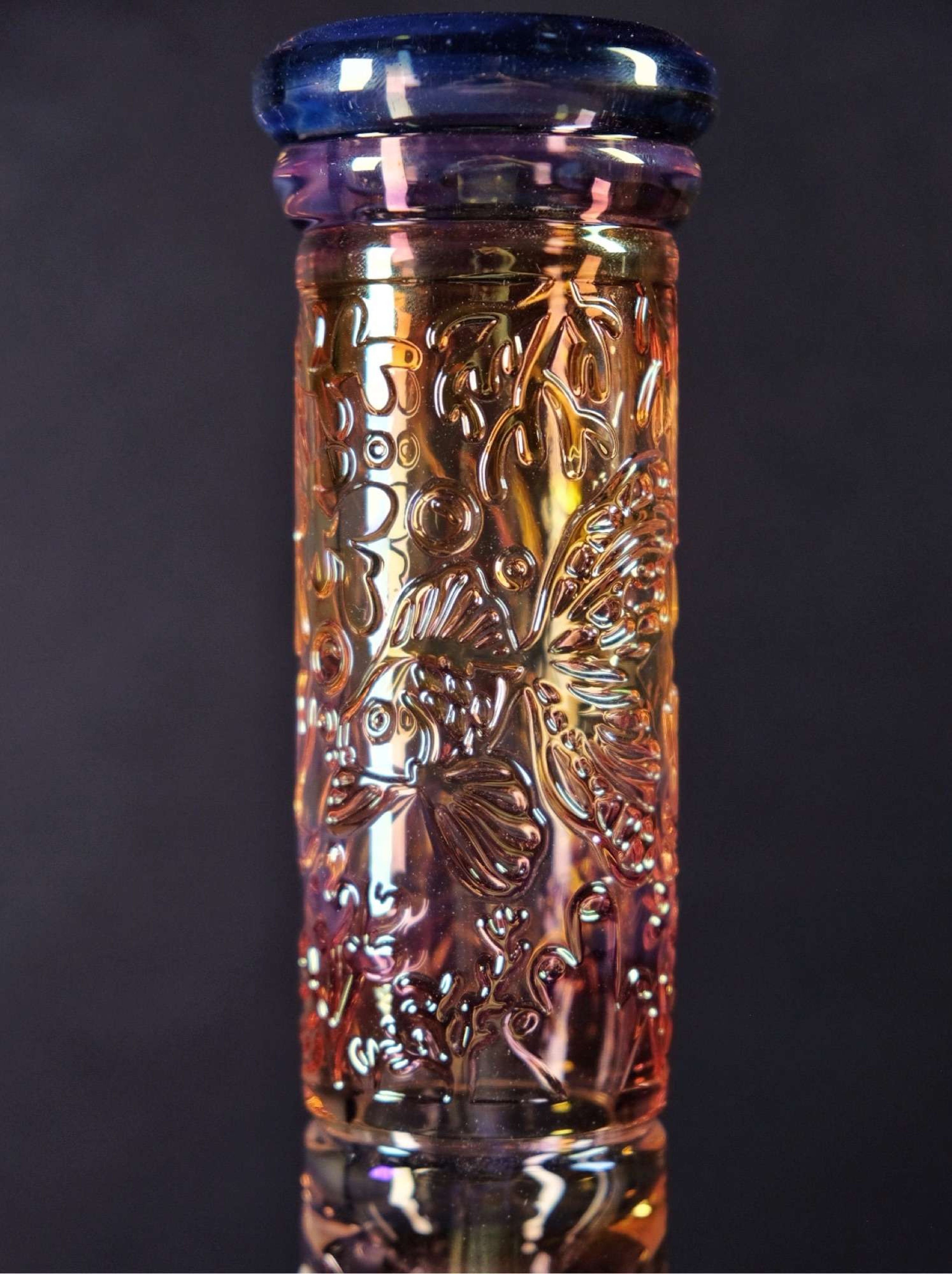 Preview pic of Blue Stardust Gold Fumed ApixDesign Stemline Sea Life 