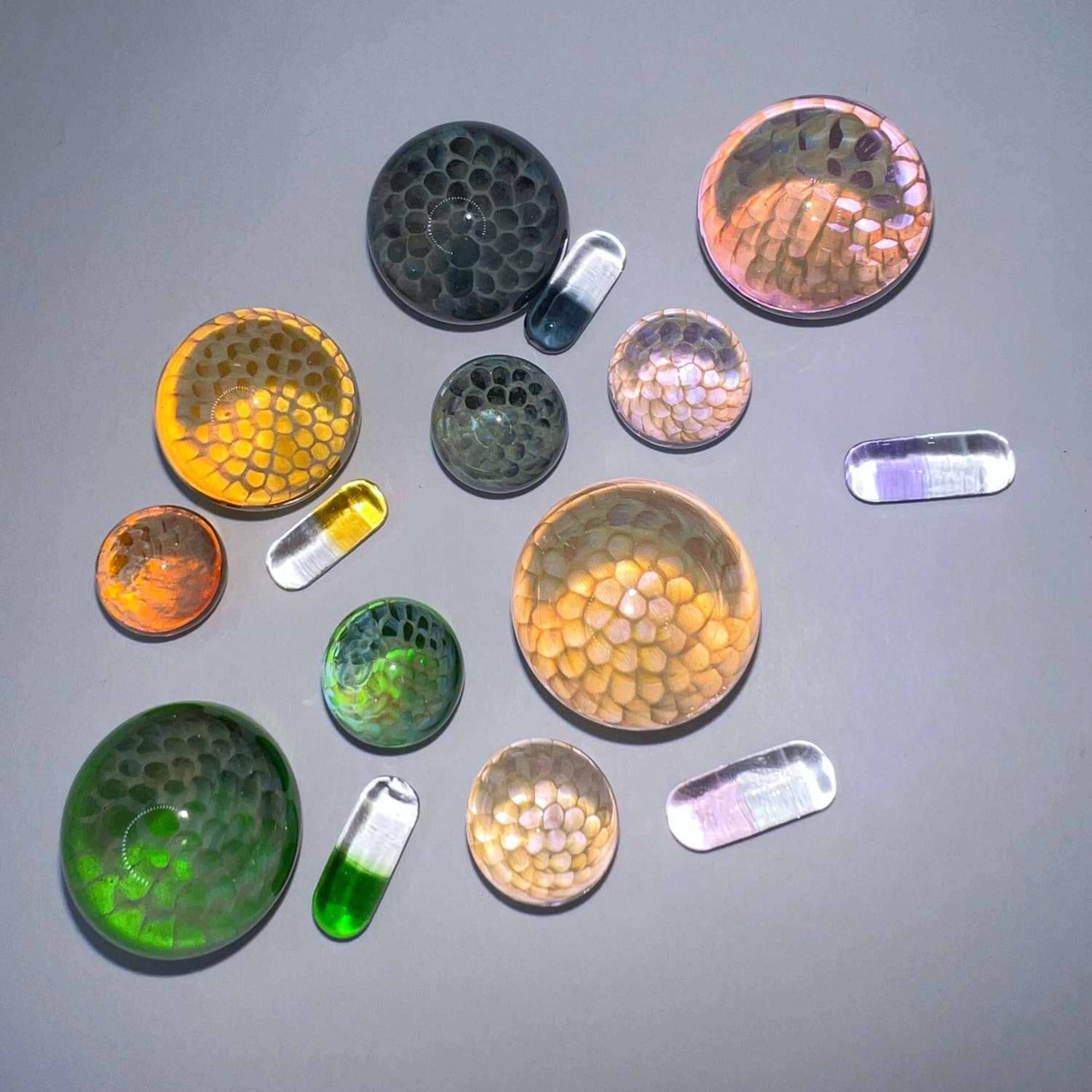 Preview pic of Honeycomb Terp Slurper Marble Set