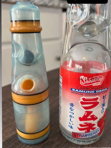 Preview pic of Jackblew Glass Ramune Bottle