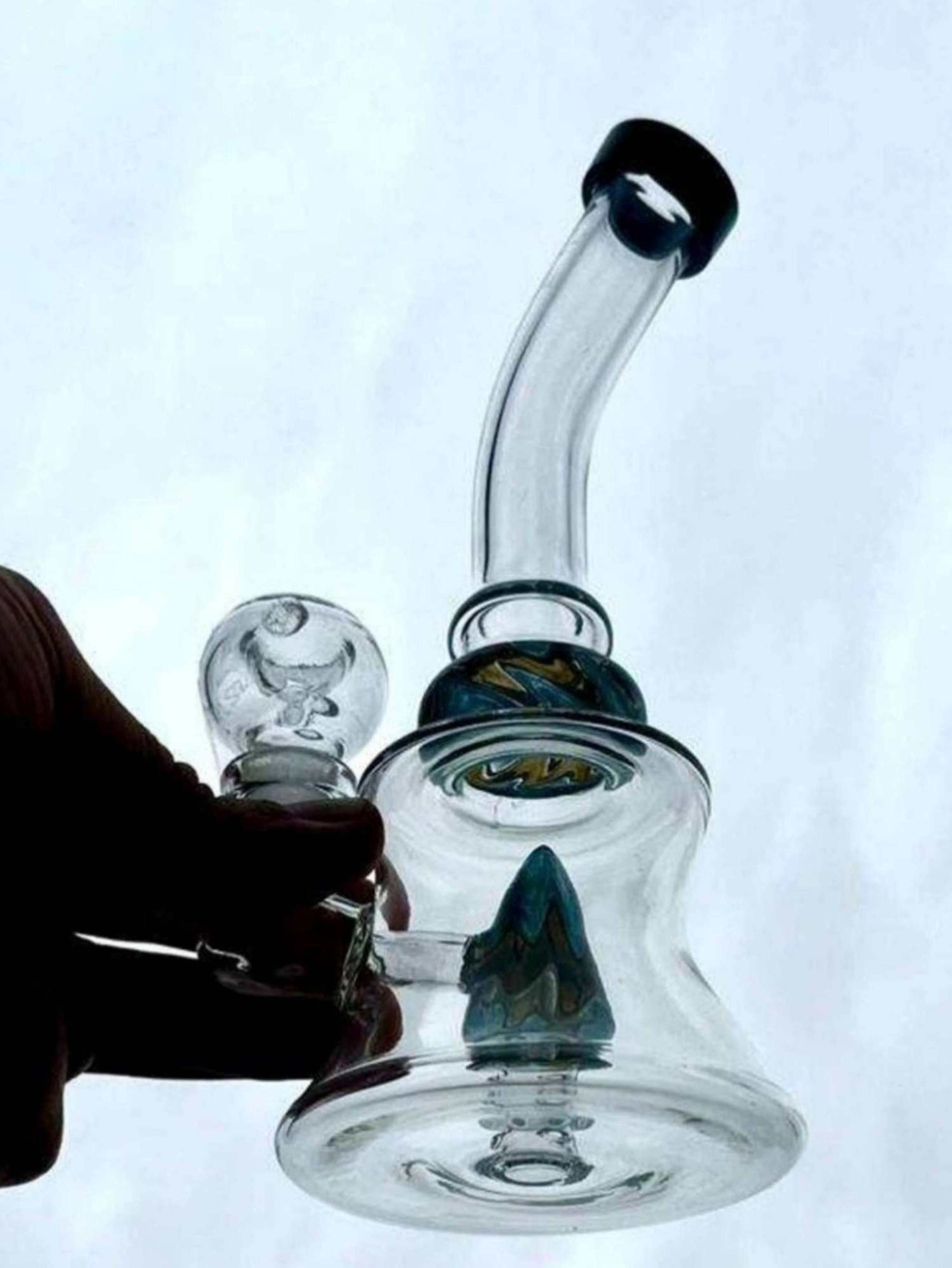 7" Beautiful Recycler Bong Rig image 0