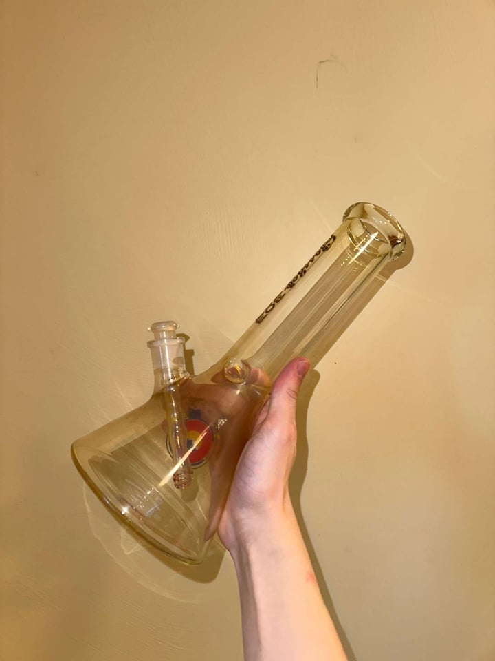 Glasslab 303 beaker with custom stem