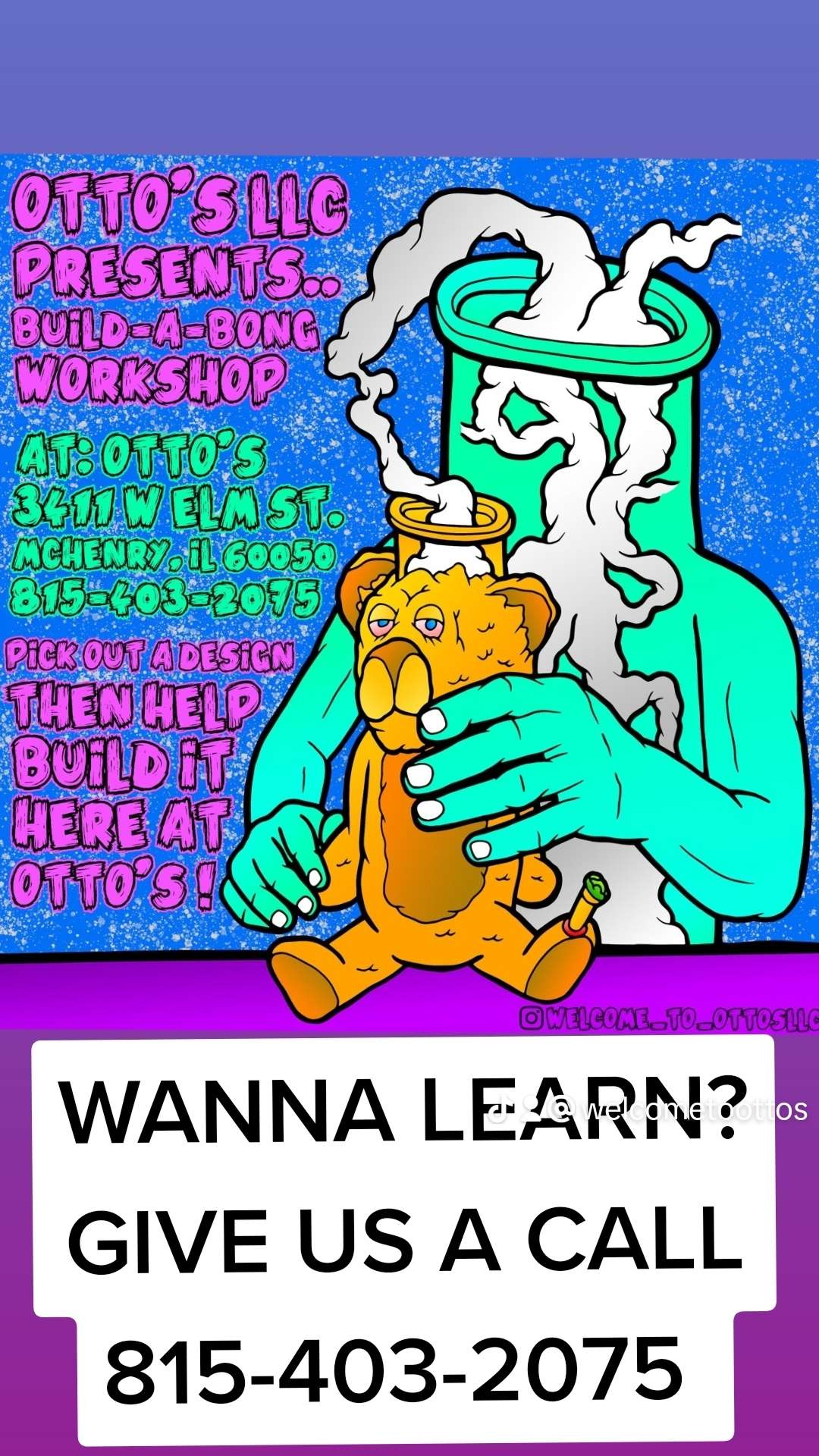 OTTO'S BUILD A BONG WORKSHOP image 0