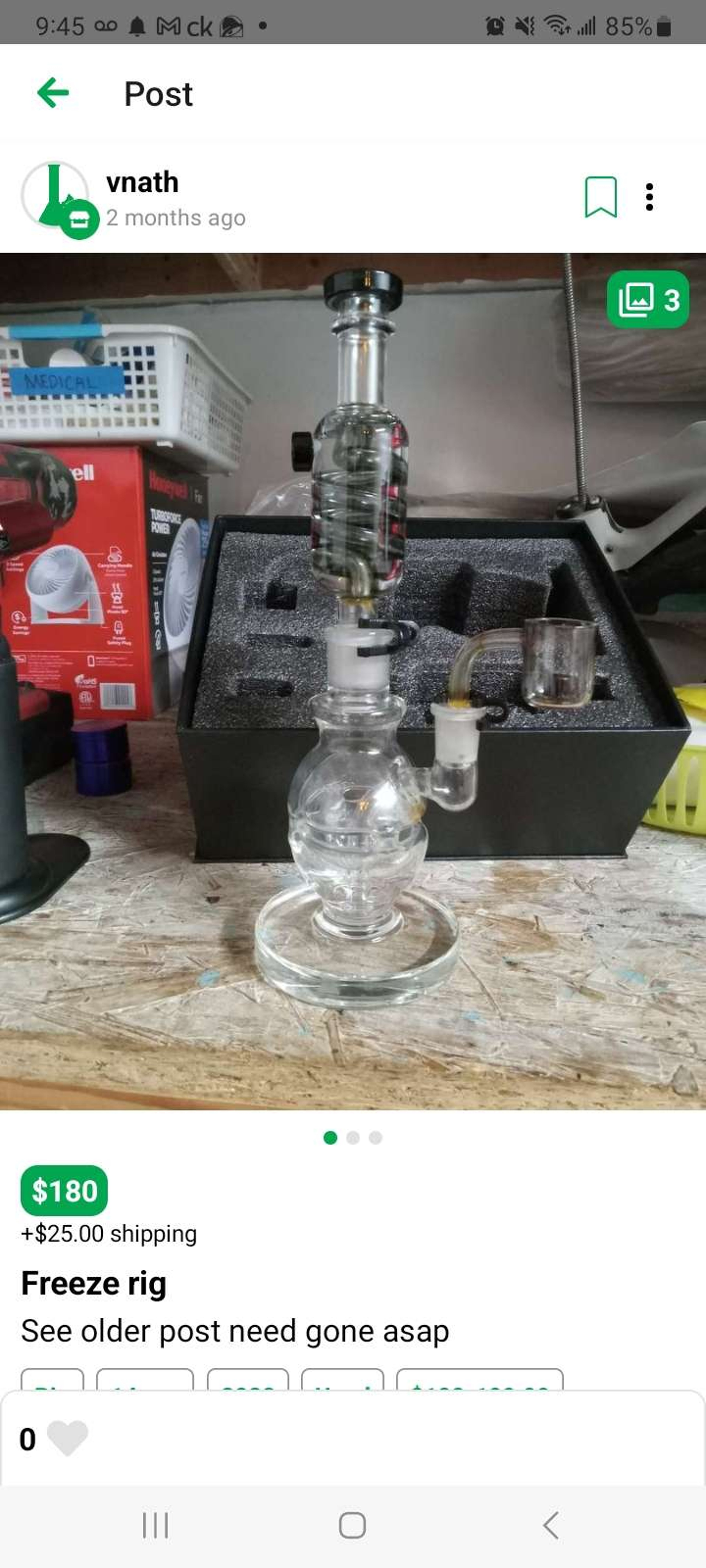 Preview pic of 2022 freeze rig need gone asap