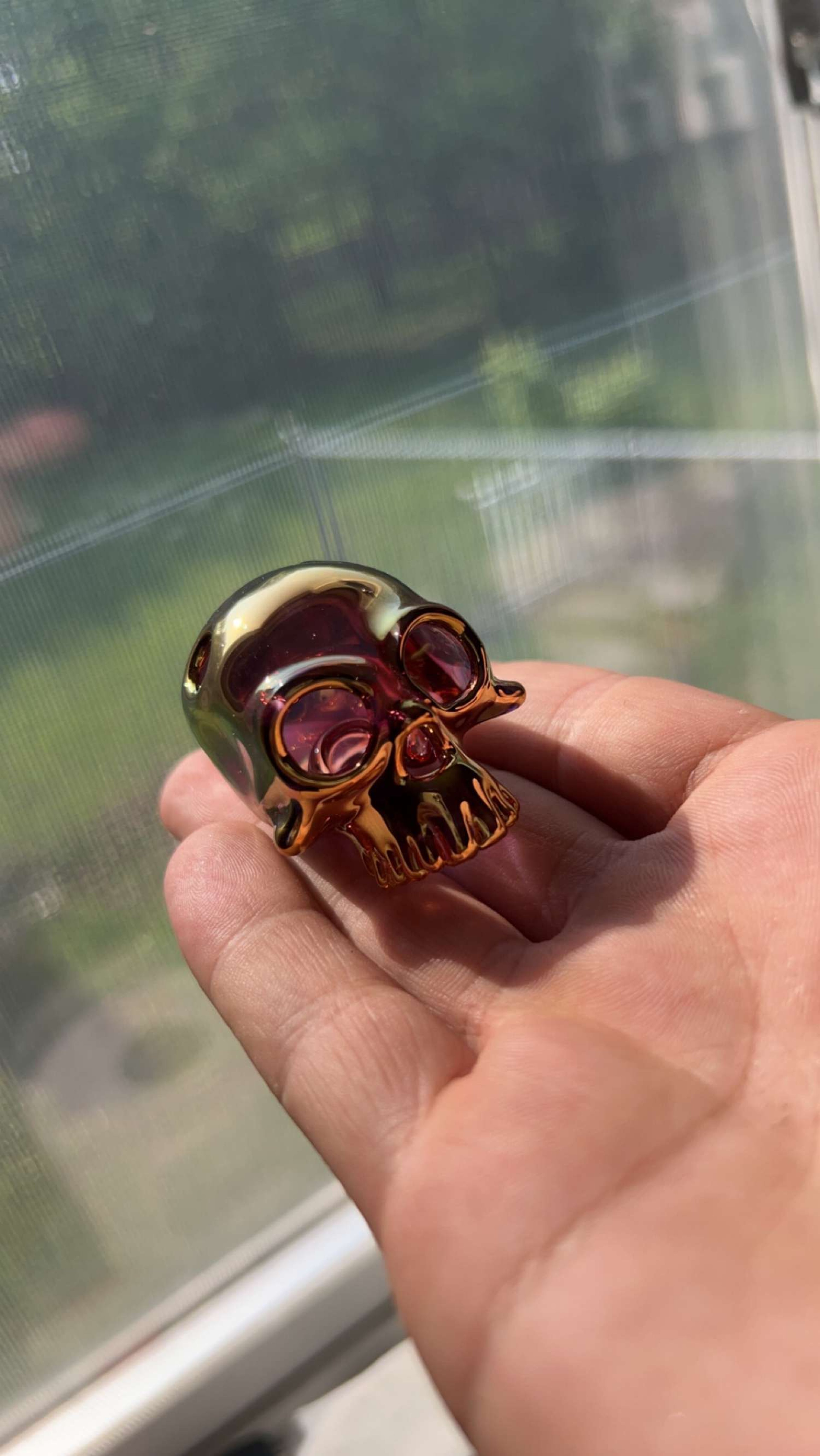 leebrodee 24k skull pendy image 0