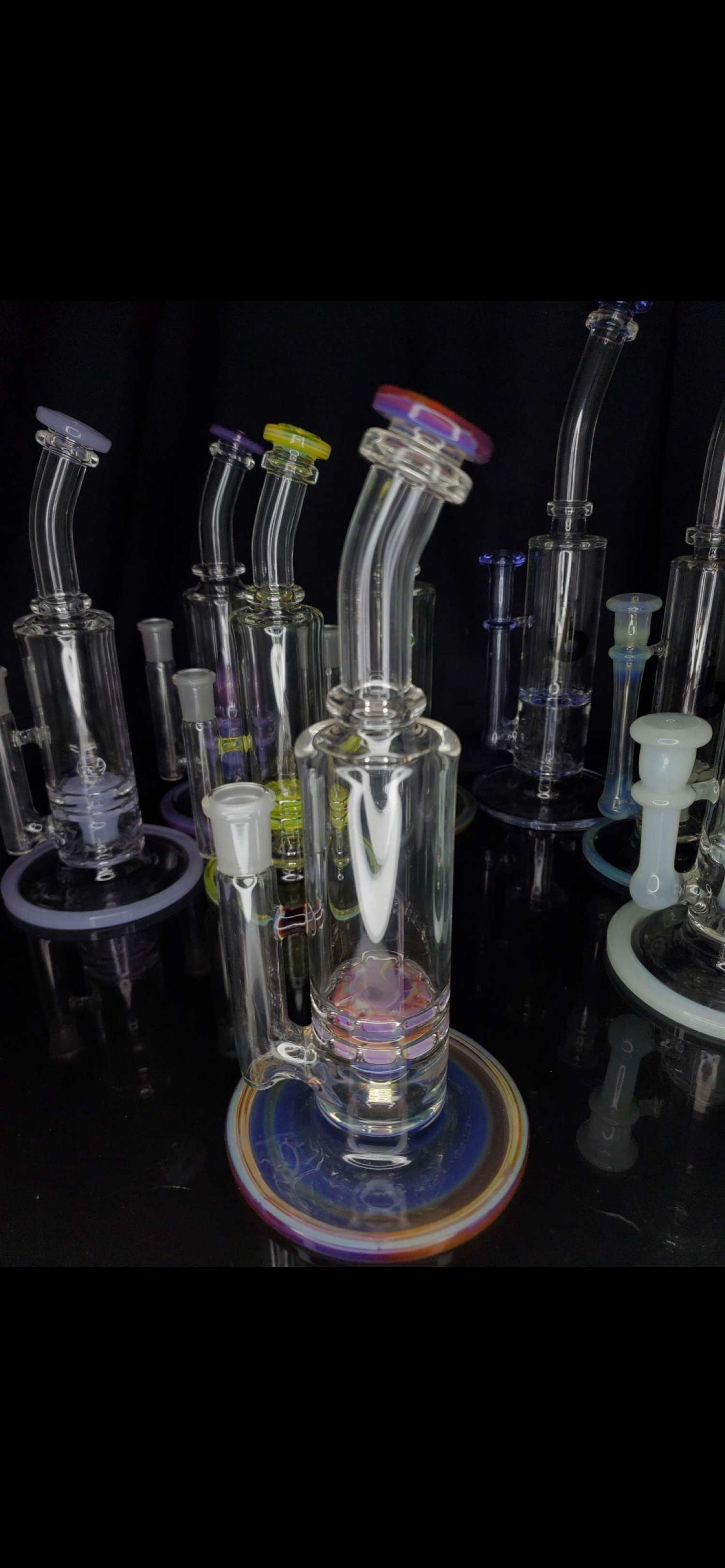 Preview pic of amber purple double ratchet perc