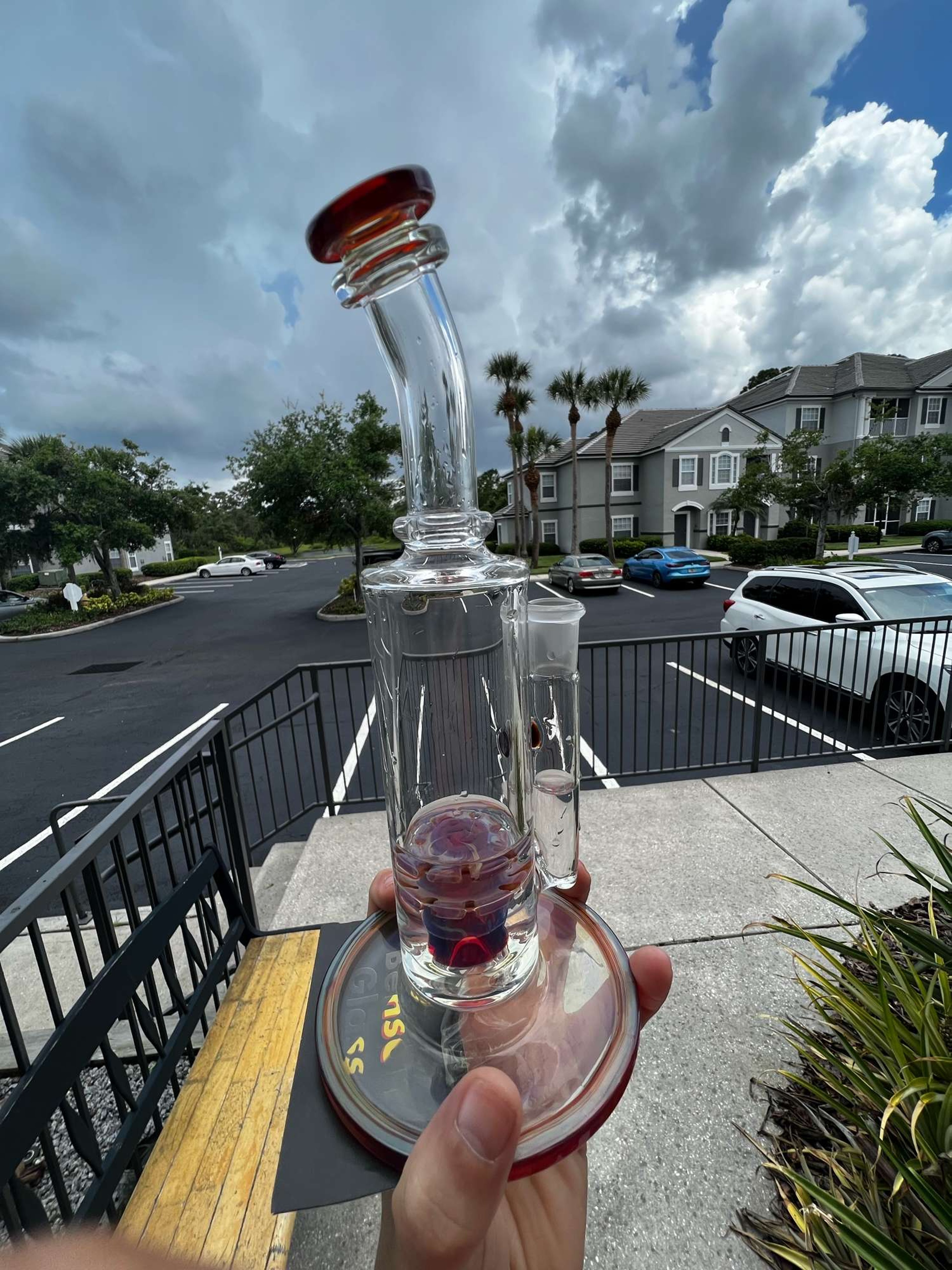 Preview pic of amber purple dual ratchet rig