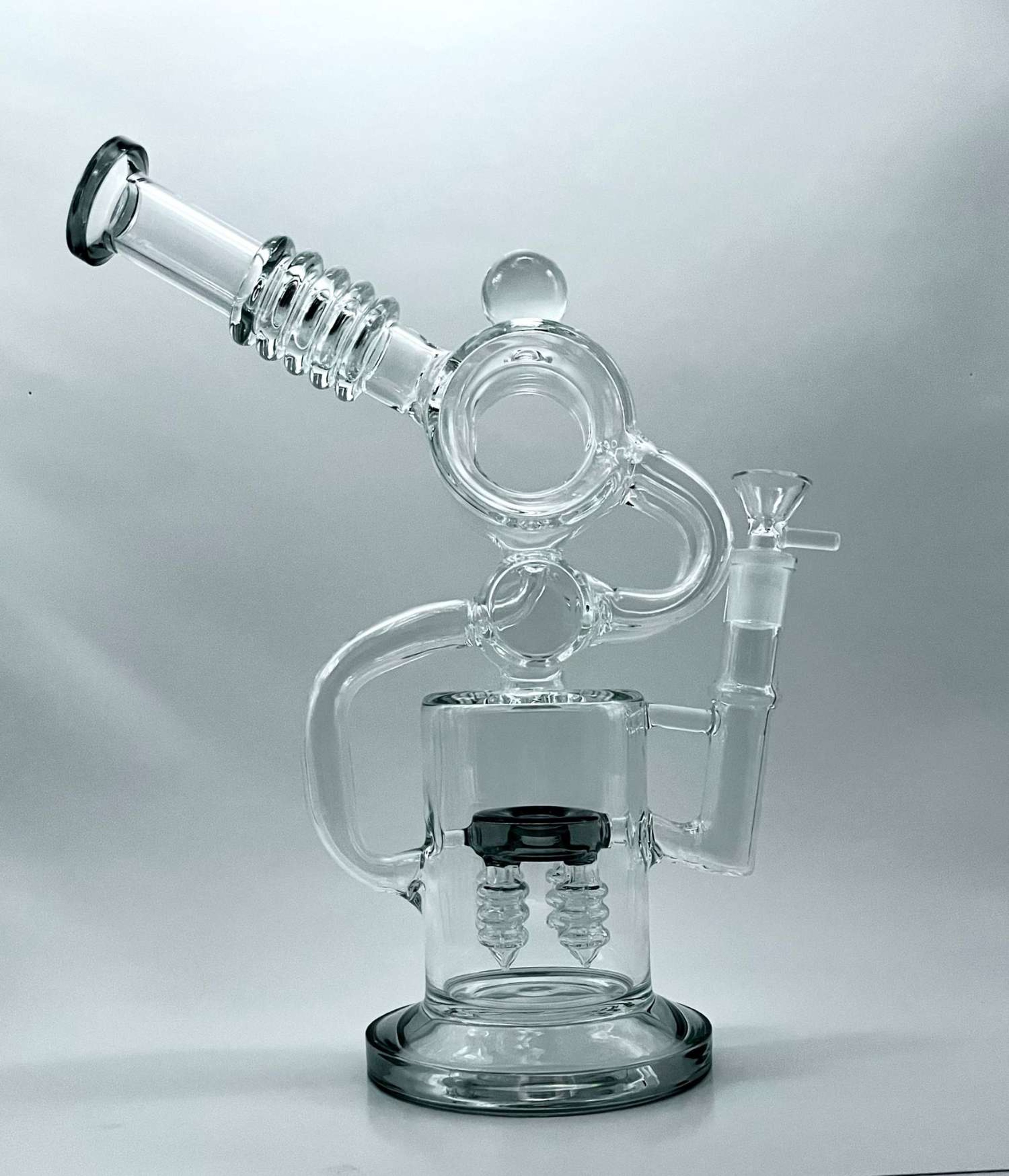 13" Thick Glass Recycler Rig image 0
