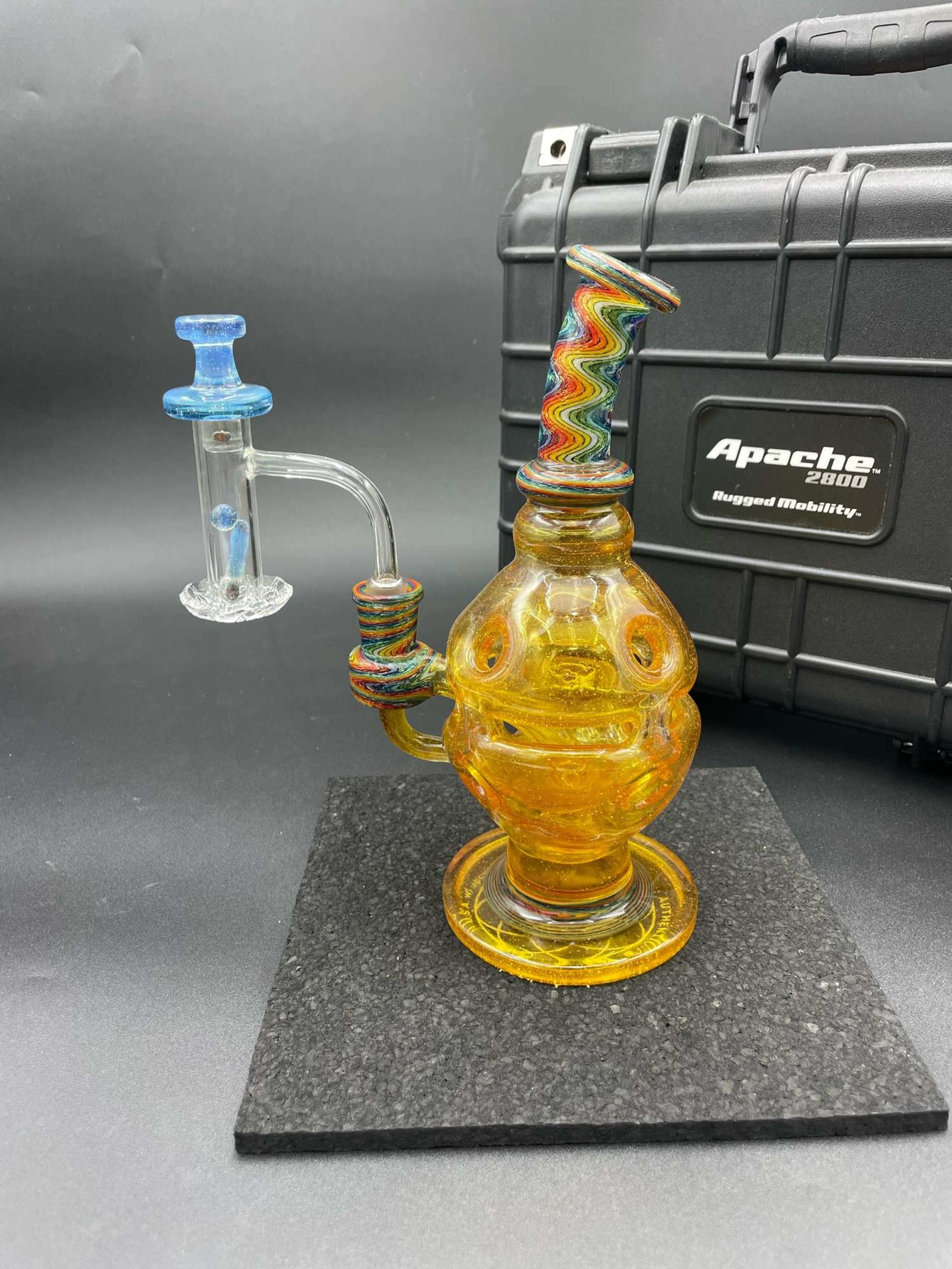 Shane smith fab egg uv with black market glass blender and dopal opal slurp set and carb cap image 0