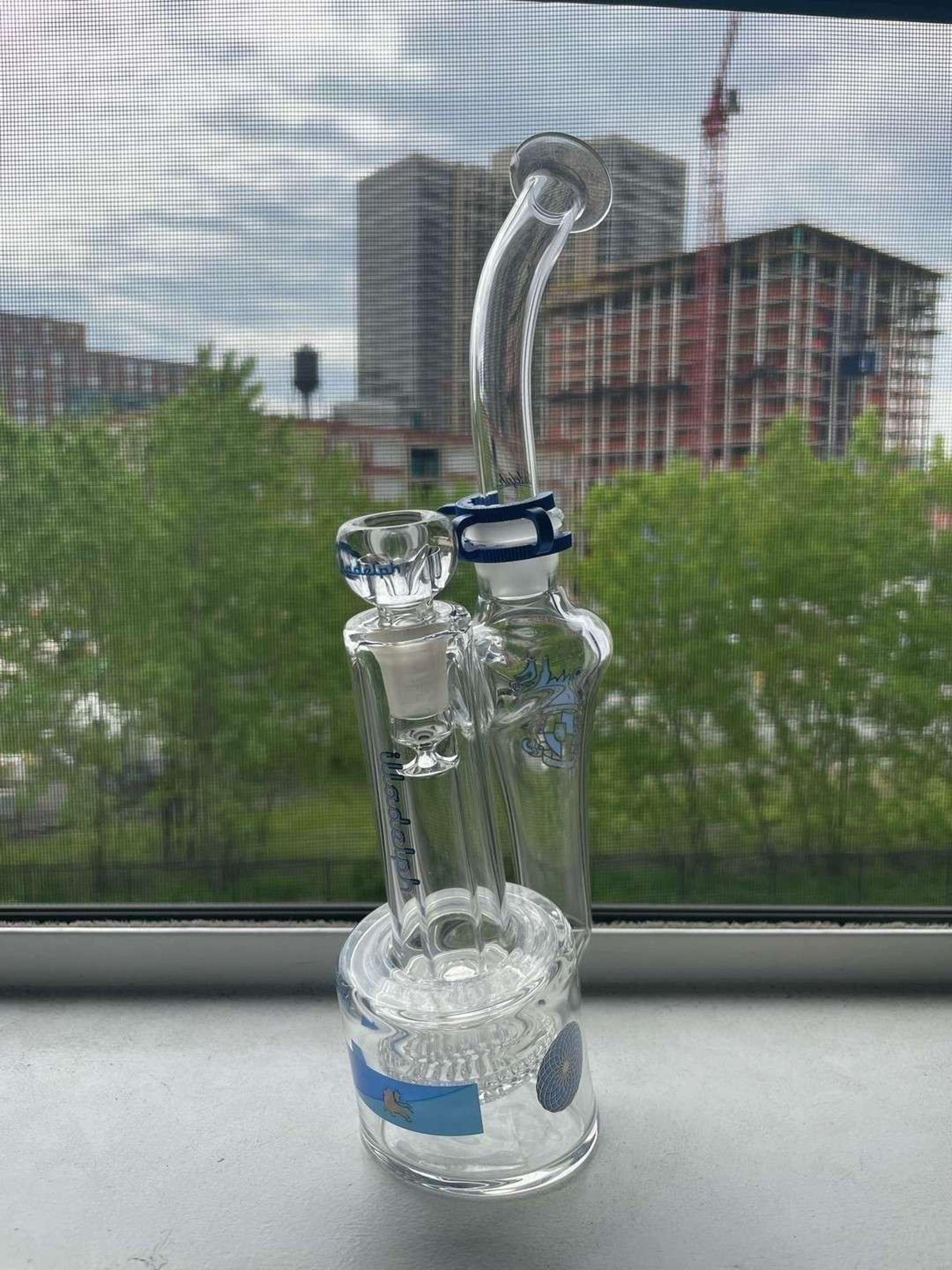 Illadelph Glass 11” OG Honeycomb Bubbler image 0
