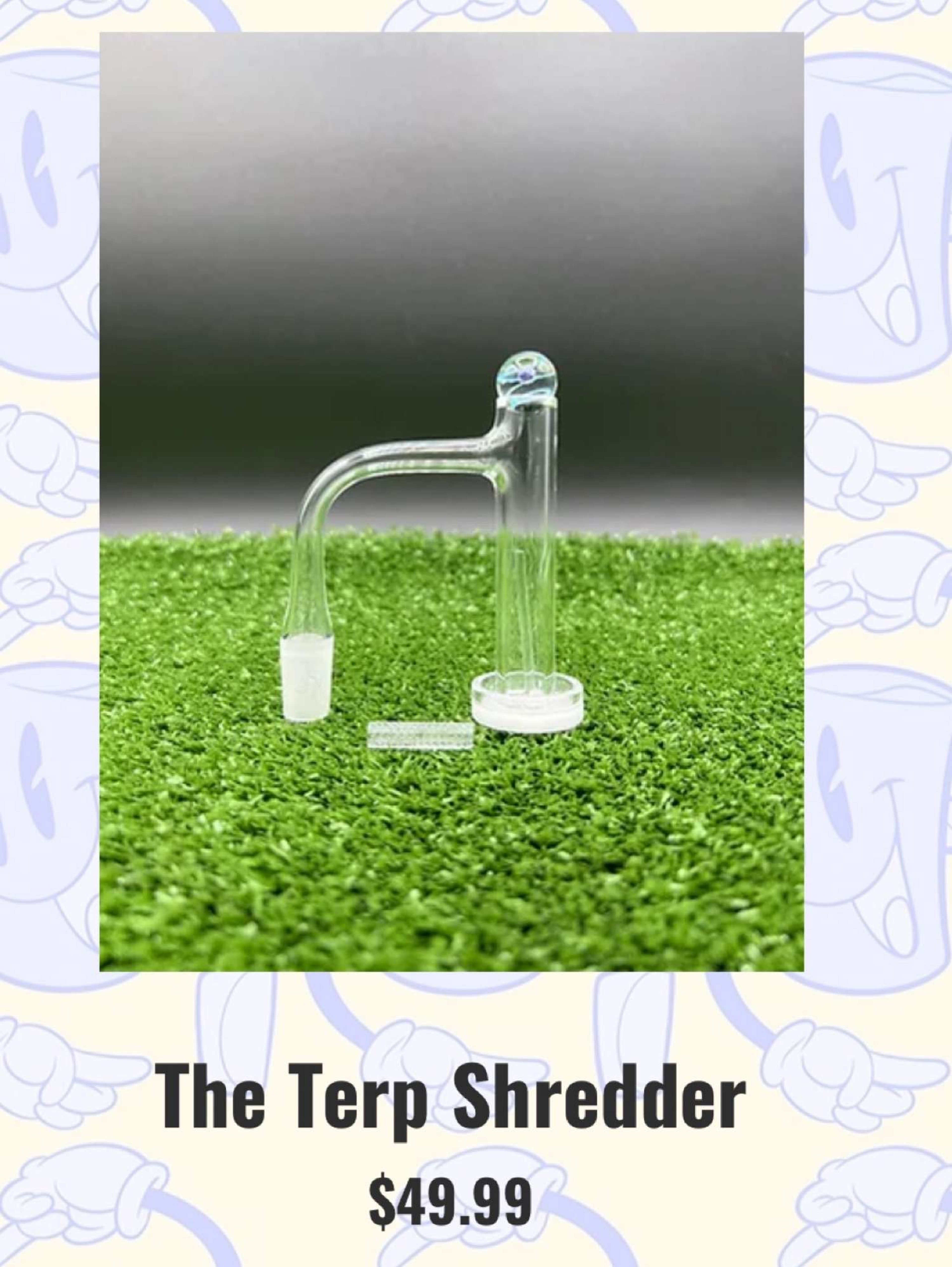 The Terp Shredder / banger / sluper / blender / whole set / quartz image 0