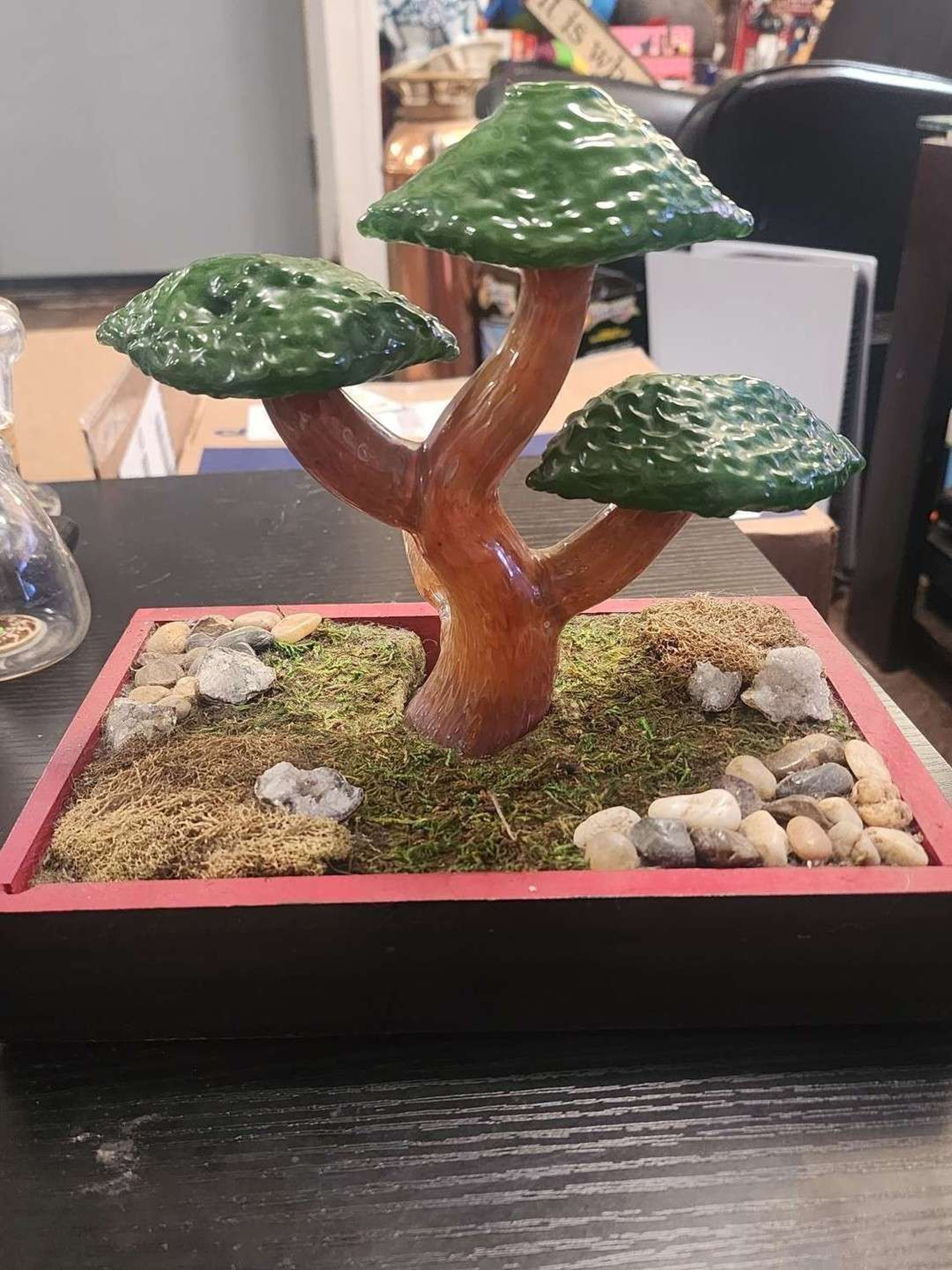OG Bubbles The Butcher bonsai tree rig w/ display image 0