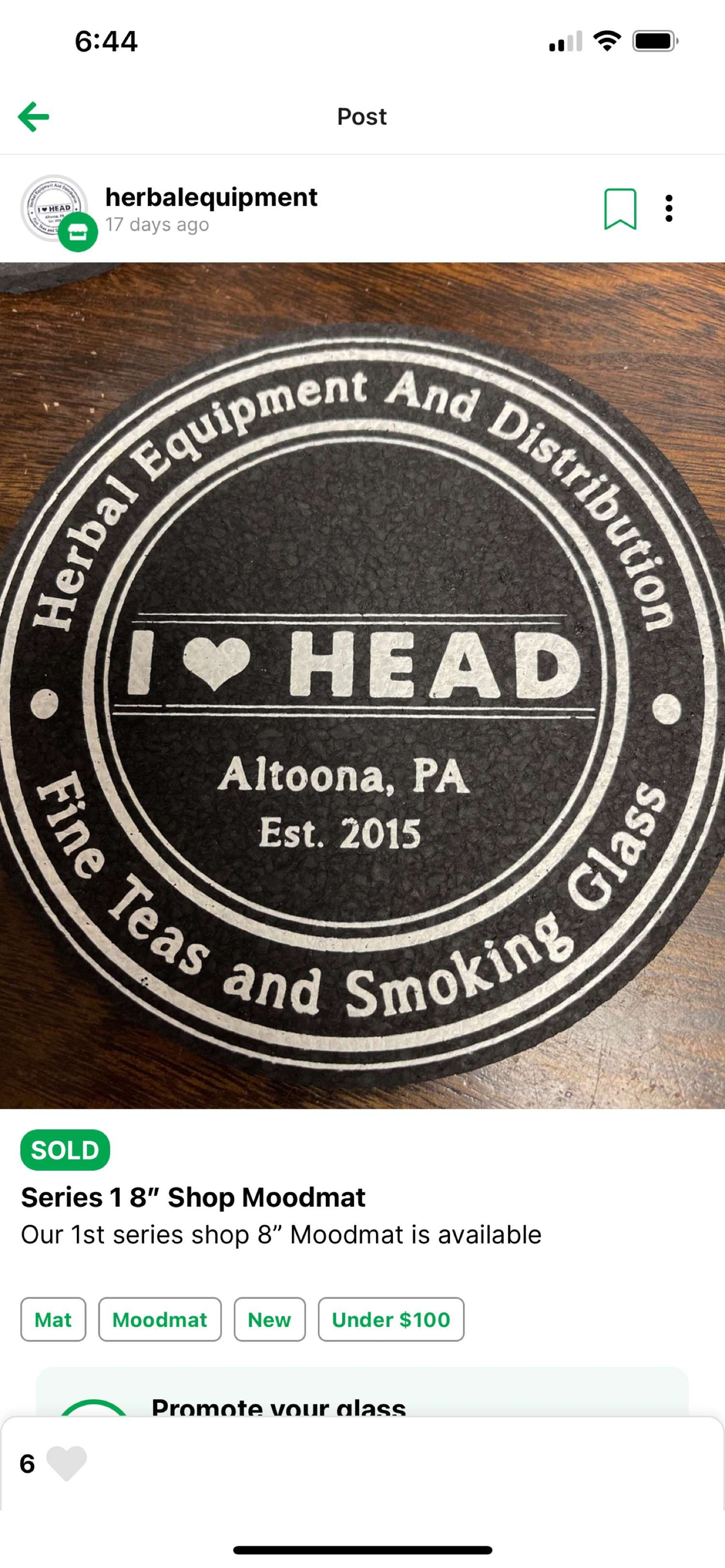 8” Shop Moodmat series 1 image 0