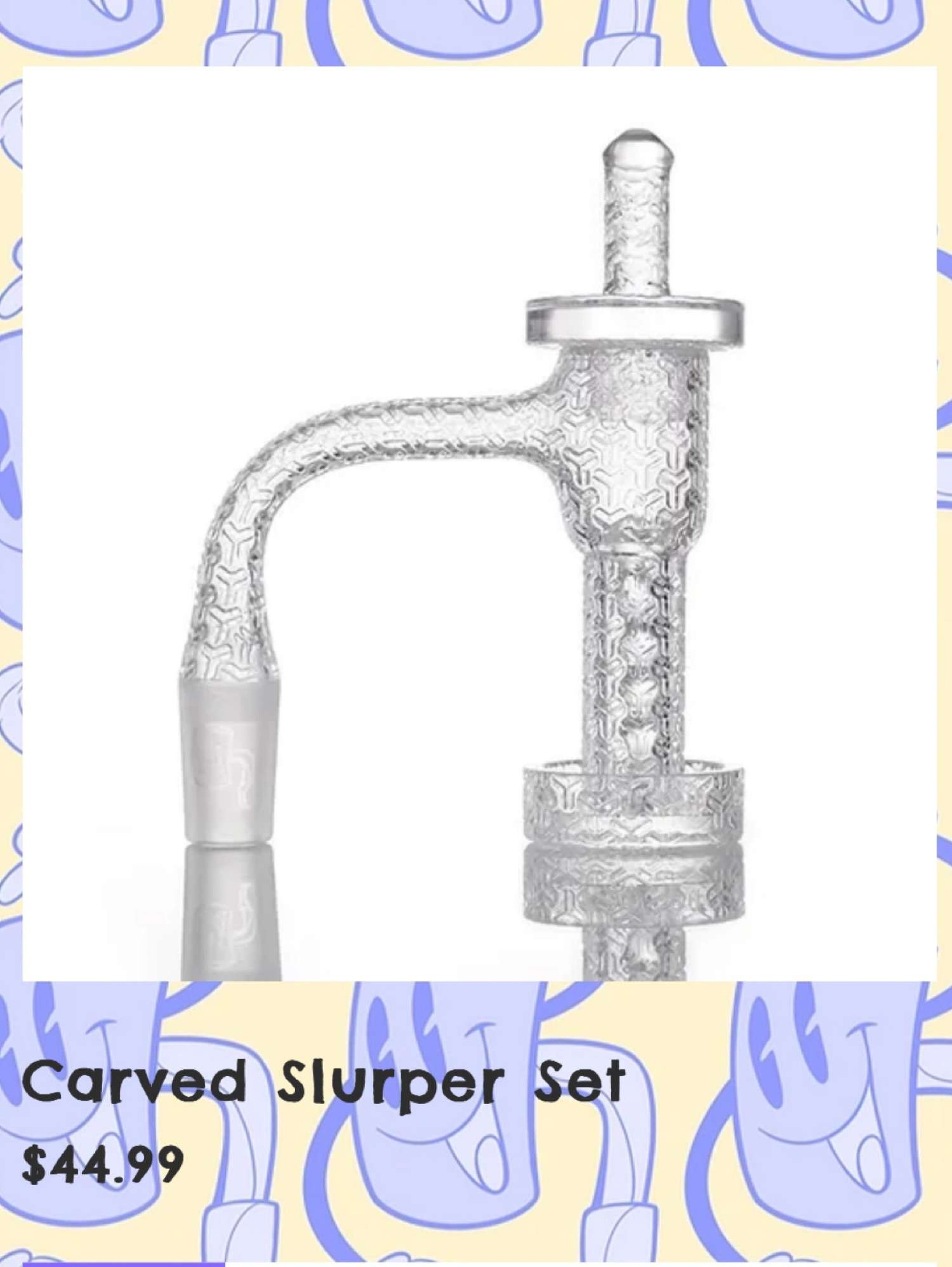 Carved slurper set / banger / slurper / blender / set / image 0