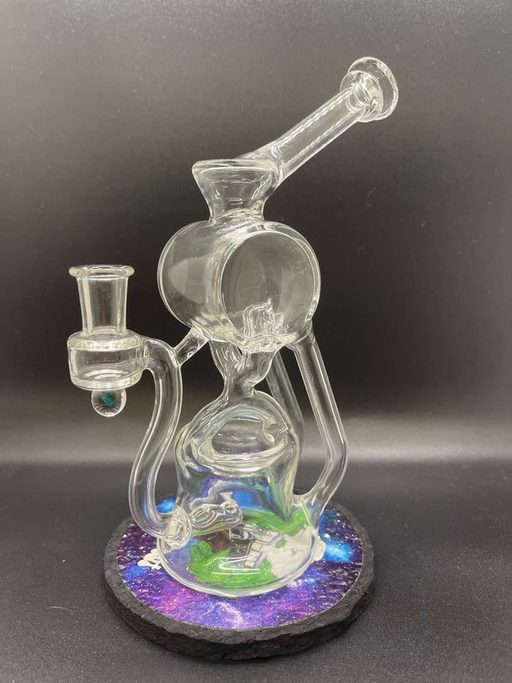 Tainted Glass Dual Drain Prototype Recycler Image 1
