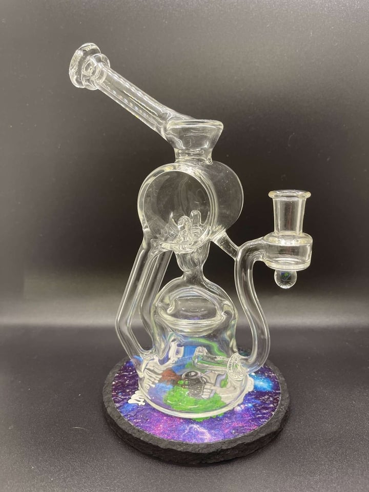 Tainted Glass Dual Drain Prototype Recycler Image 2