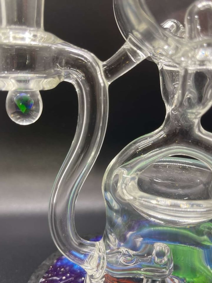 Tainted Glass Dual Drain Prototype Recycler Image 3