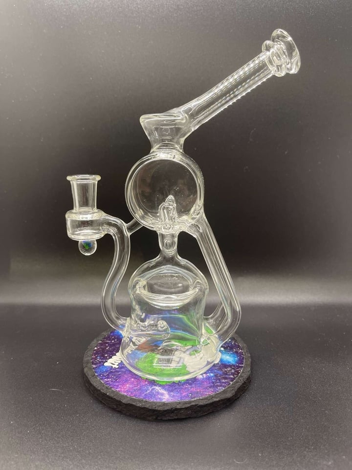 Tainted Glass Dual Drain Prototype Recycler Image 4