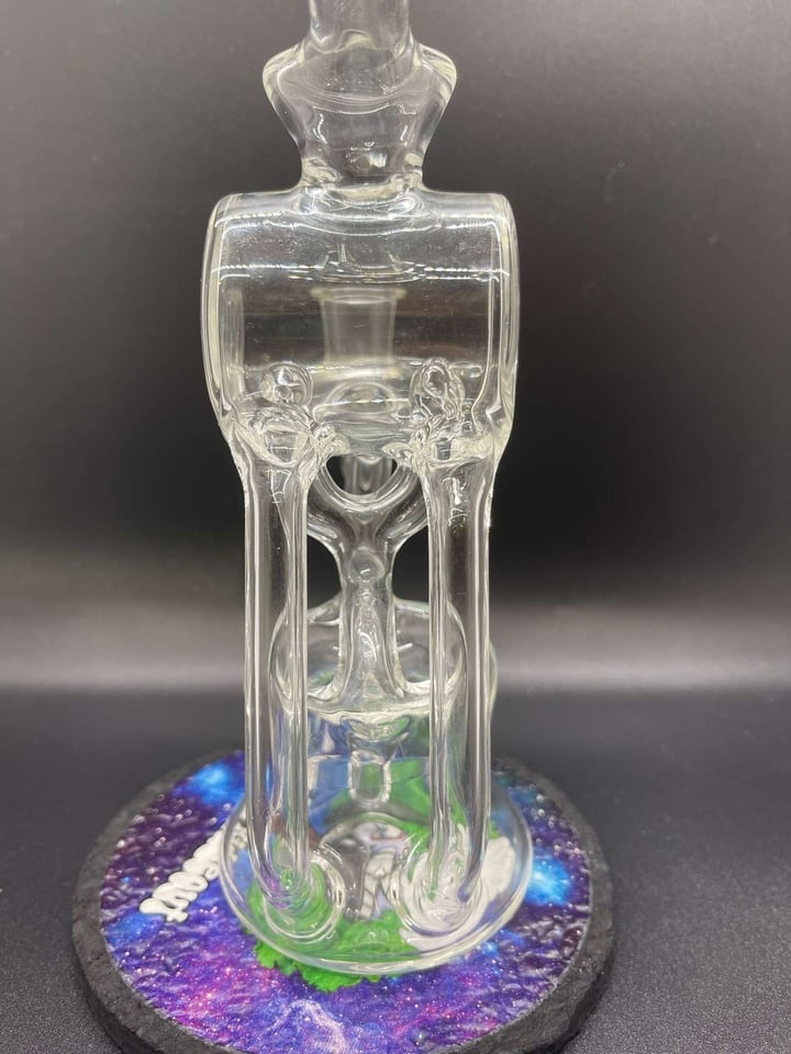 Tainted Glass Dual Drain Prototype Recycler Image 5