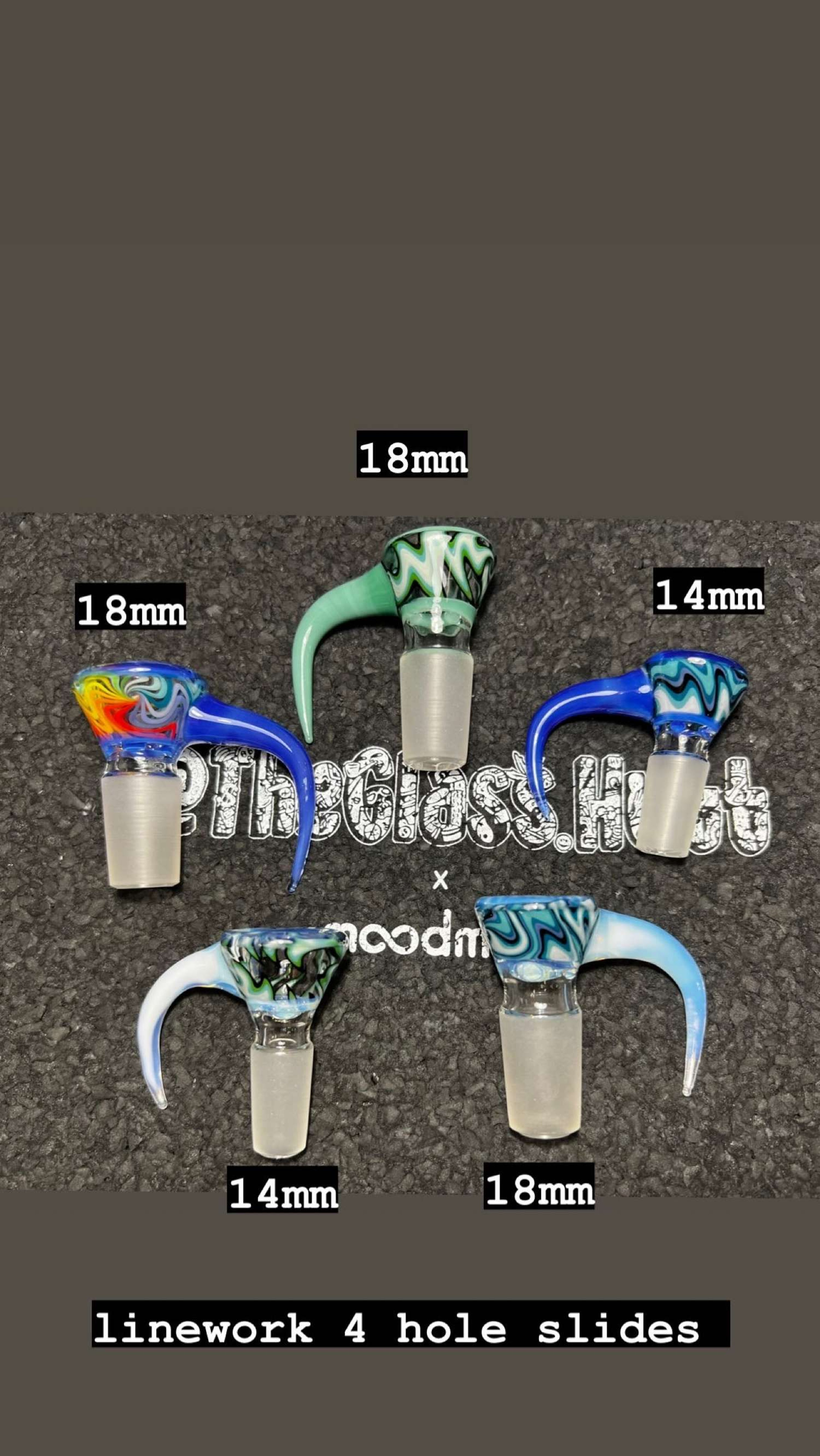 Preview pic of linework 4 hole slides