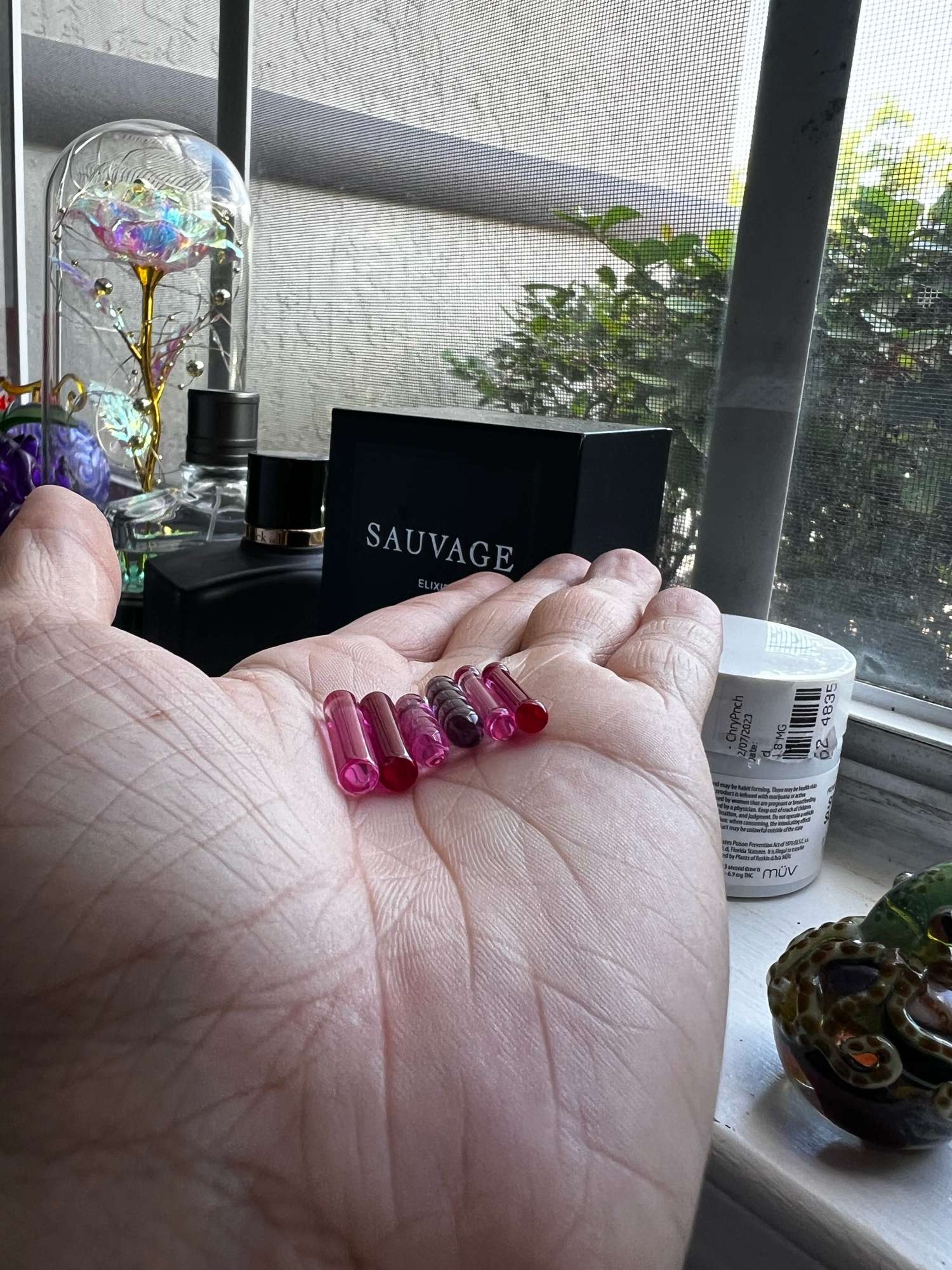 Preview pic of labmade ruby pillars