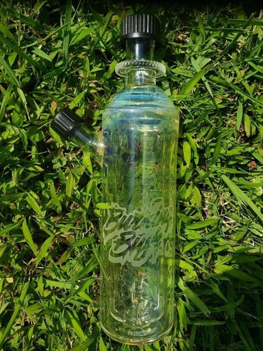 Preview pic of Burning Bush Tube Style Bottle Cap 10mm Spill Proof Incycler BIG FUNCTION