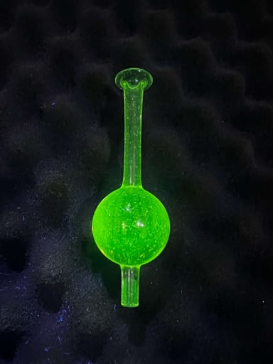 Preview pic of Mark Andrew opal bubble cap, green Uv glow
