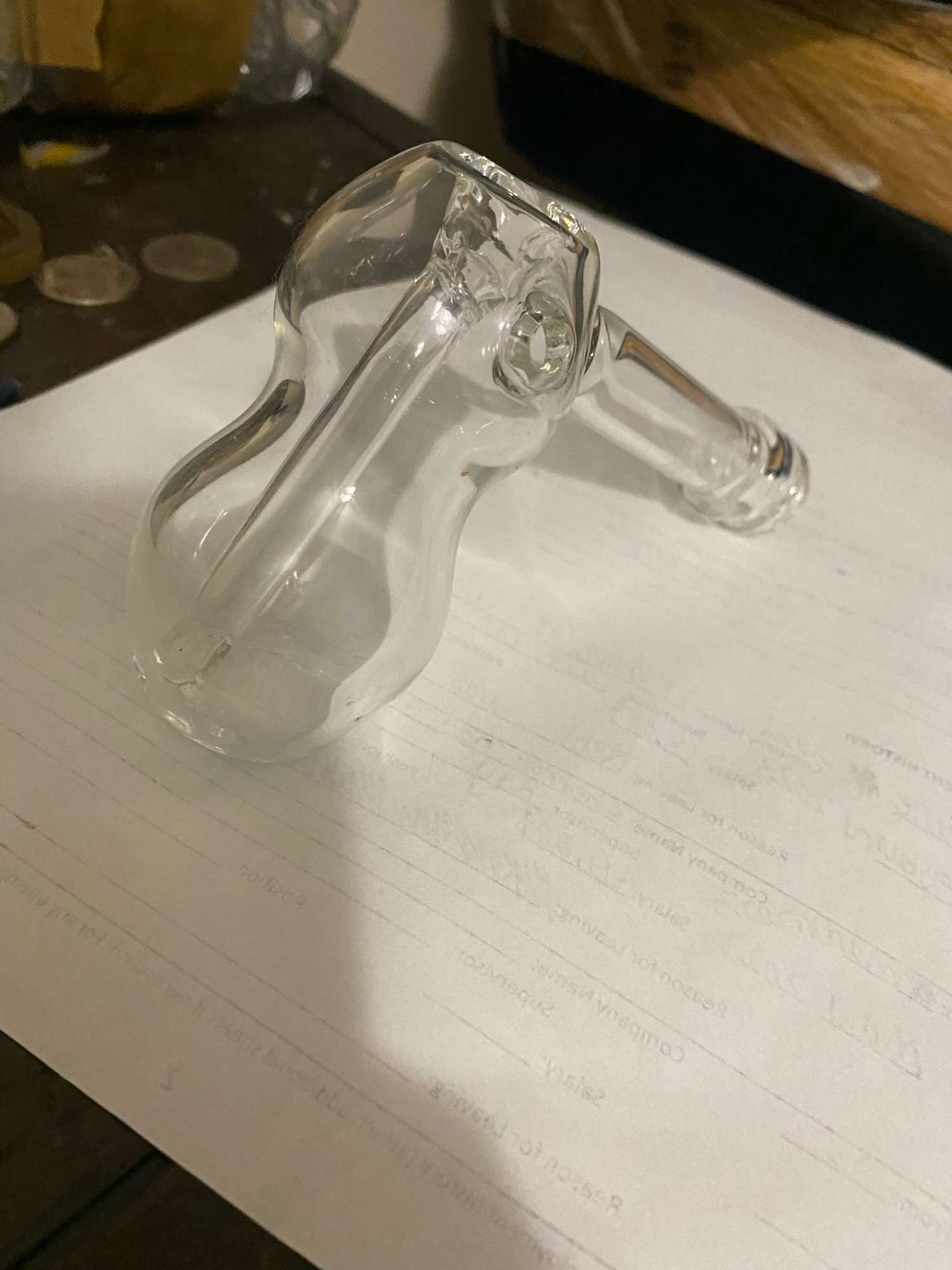 2 hole perc hammer bubbler image 0
