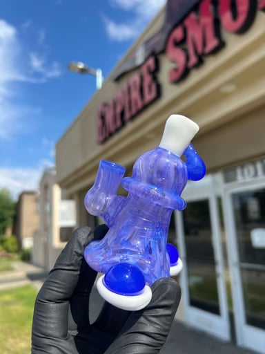 Preview pic of GLASSHOLE - SPRAY PAINT CAN DAB RIG Variety of Purples, Mystique Shoes