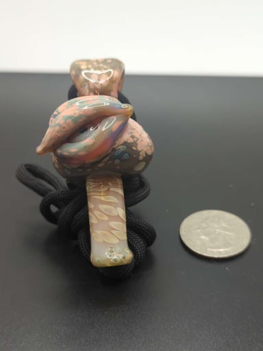 Preview pic of Sleepy Eye Mushroom Pendant 