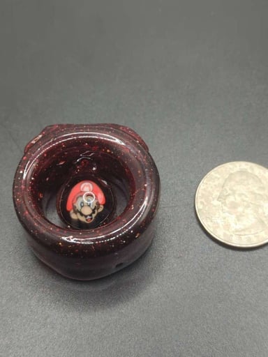 Preview pic of Red Blizzard Mario Millie Hollow pendant