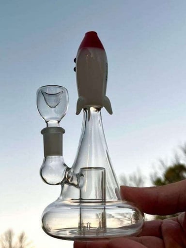 Preview pic of 7" Rocket  Recycler Glass Rig